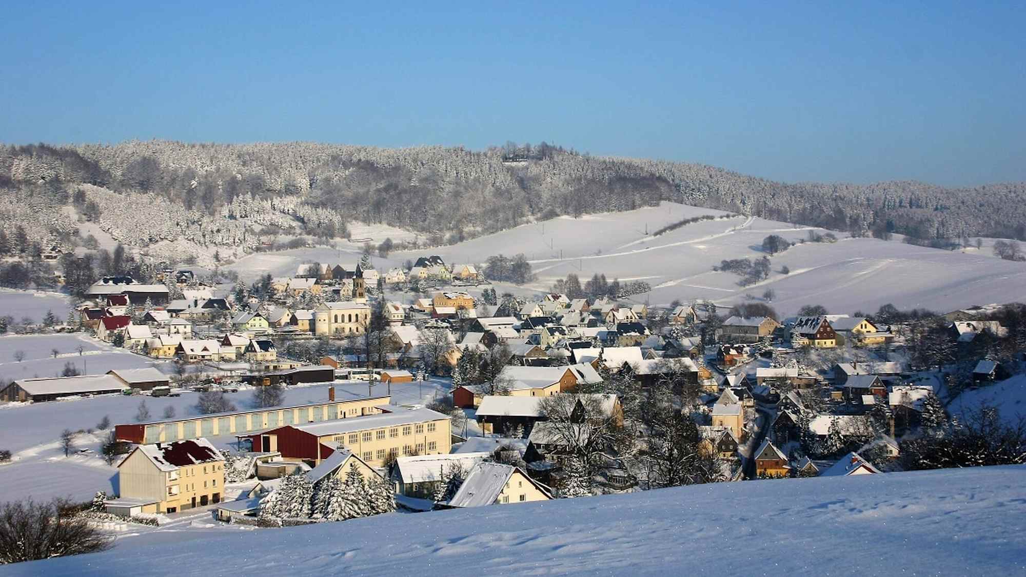 Blick auf Saupsdorf