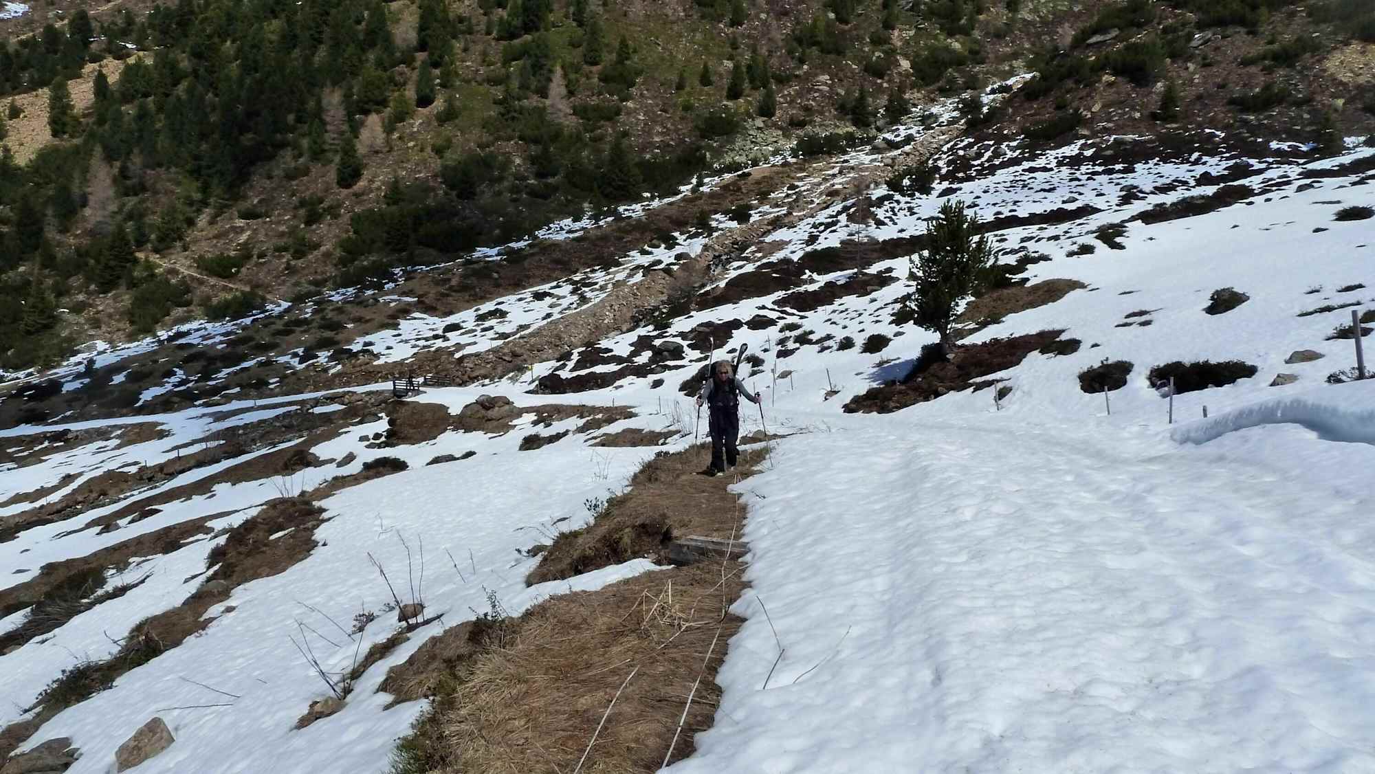 Die letzten Meter zur Hütte