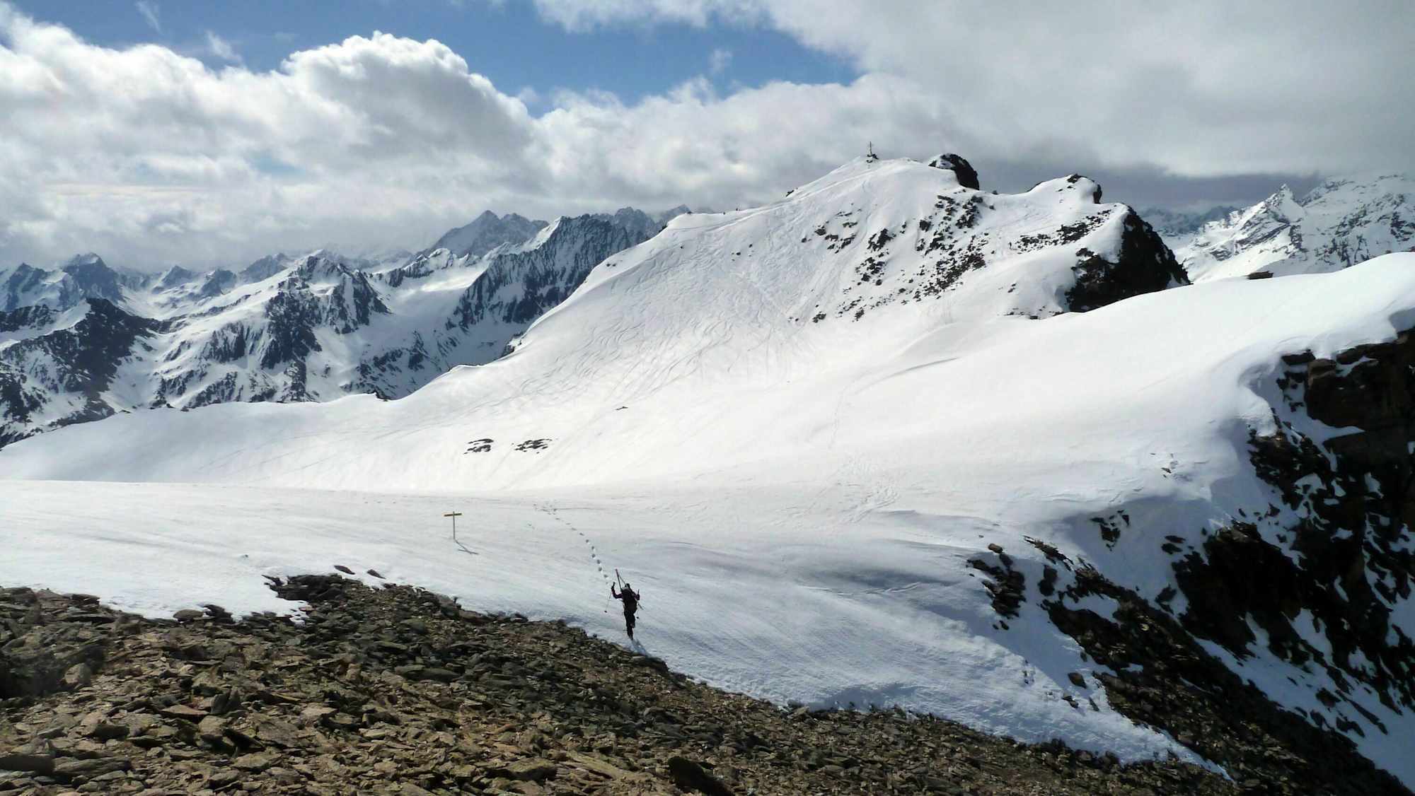 Blick auf das Plateau des Zwieselbacher Rosskogel