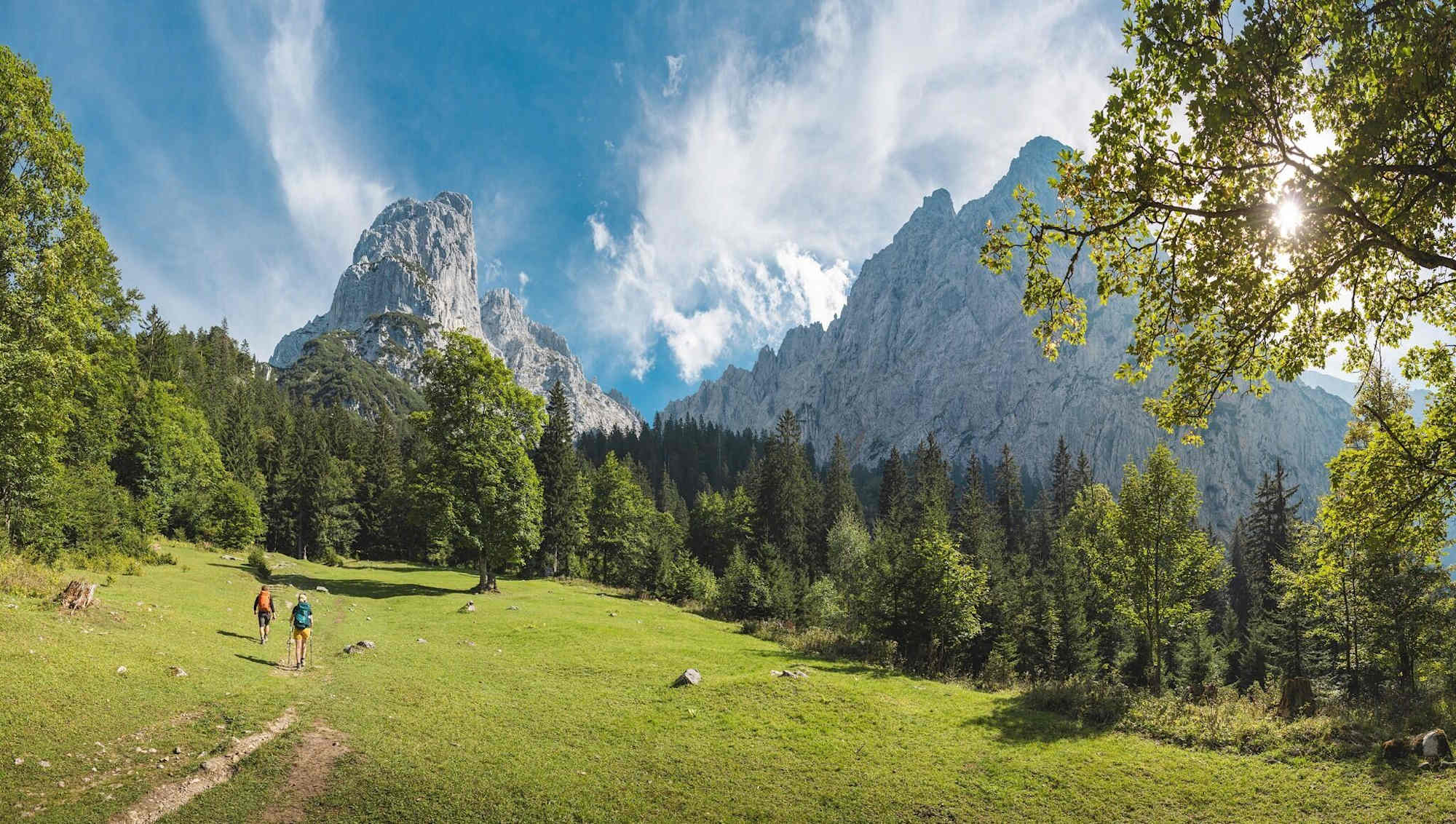 Kaiserkrone, Etappe 3, Anstieg zum Stripsenjochhaus