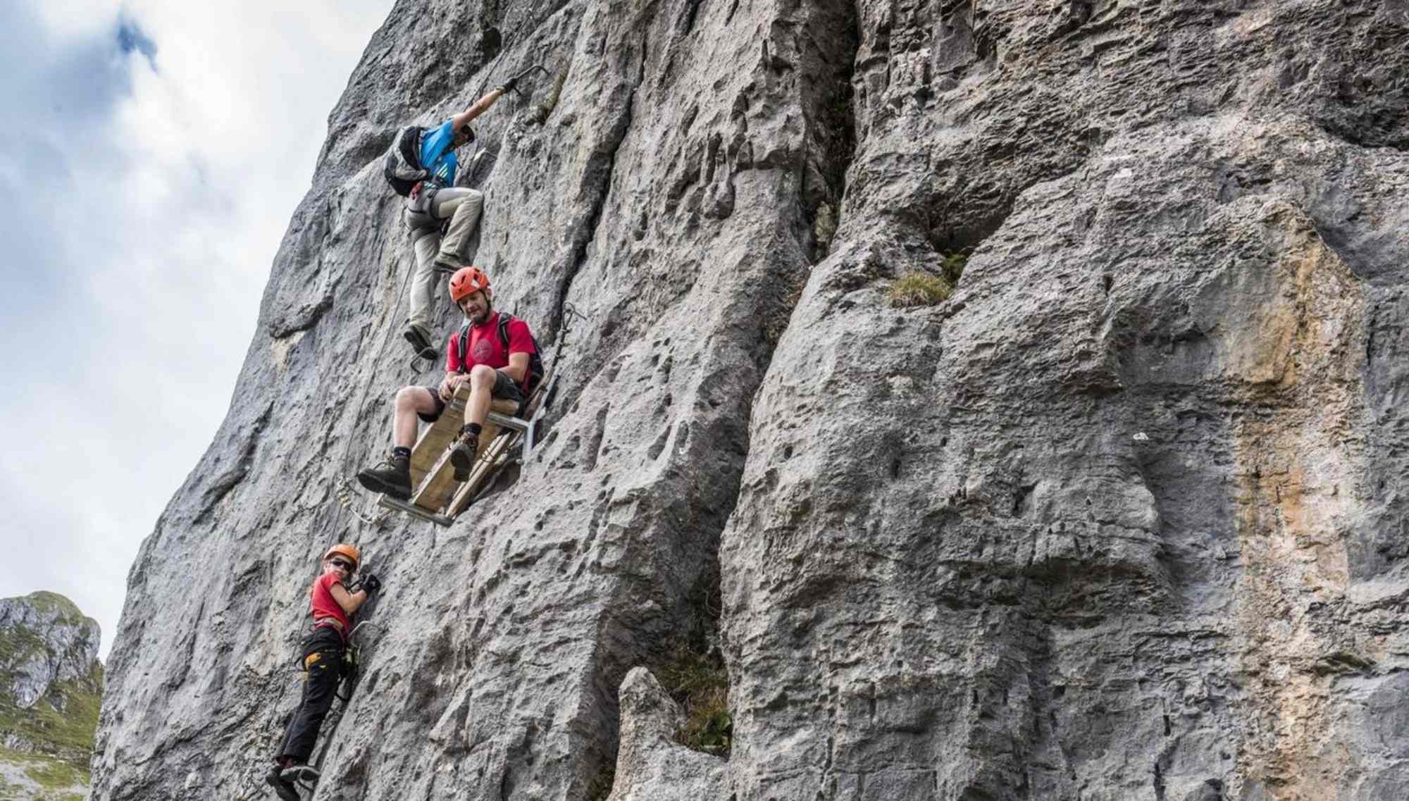 Nehmen Sie Platz - eine Bank mit atemberaubender Aussicht