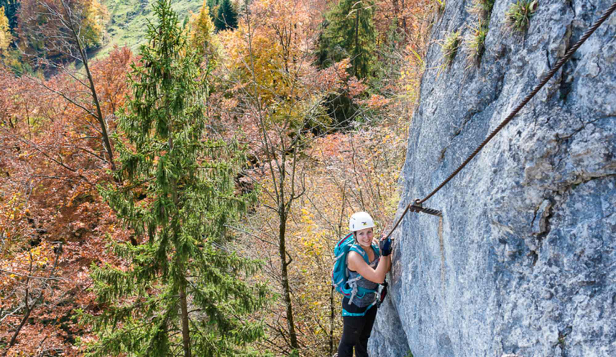 Im Brustwand Klettersteig