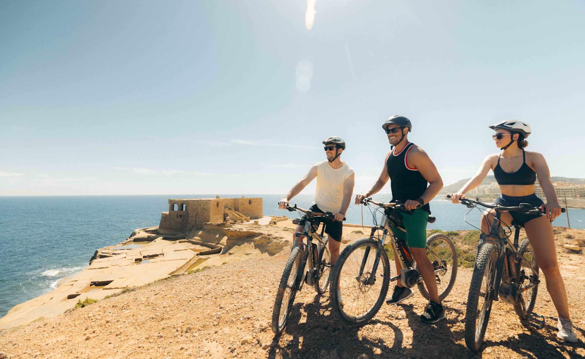 Mit dem Mountainbike lässt sich die Insel Malta perfekt erkunden.