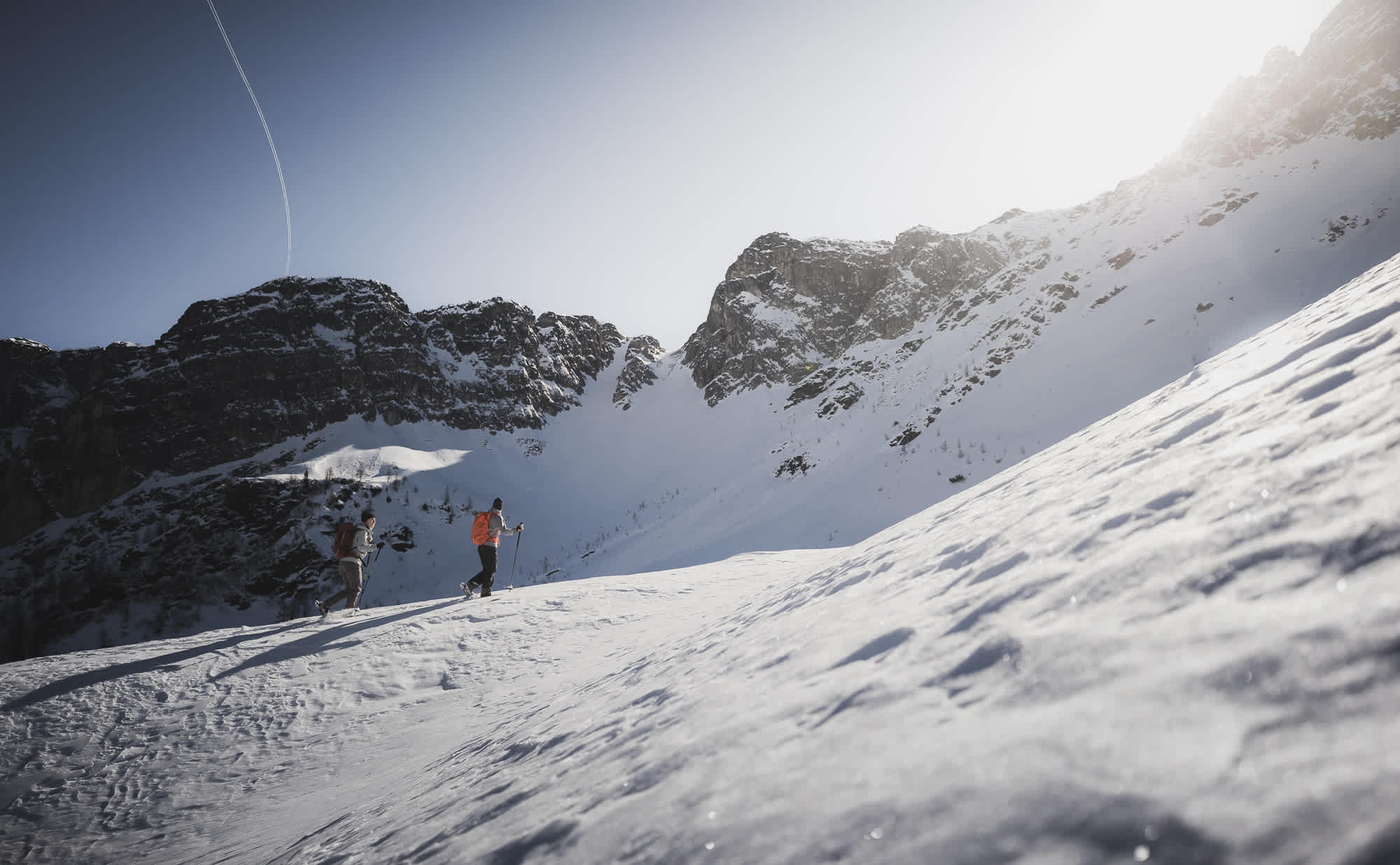 Am Winterwanderweg Ladurns