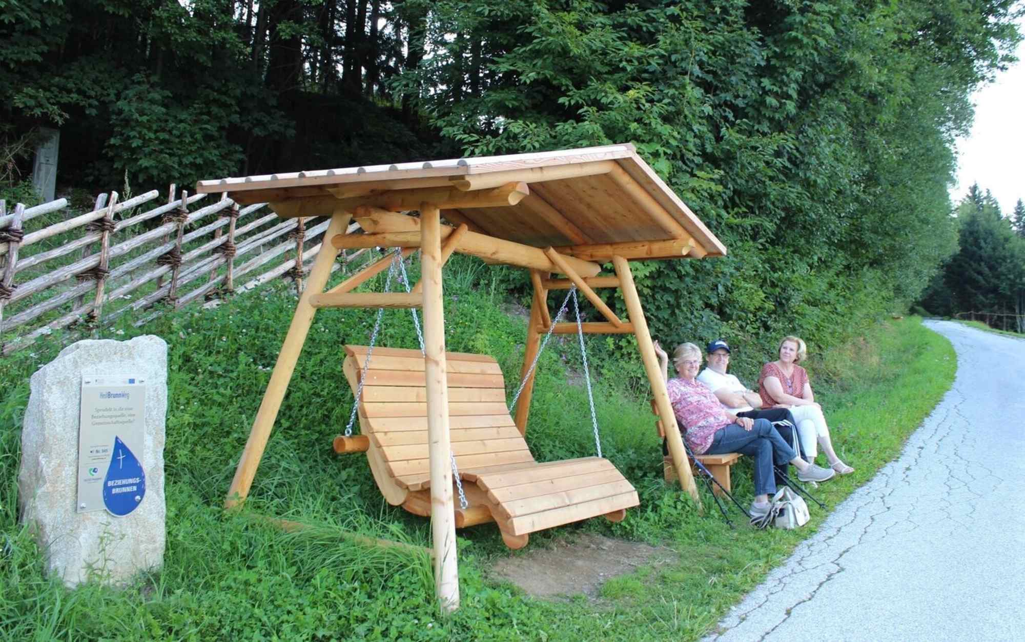 Heilbrunnweg, Rastplatz