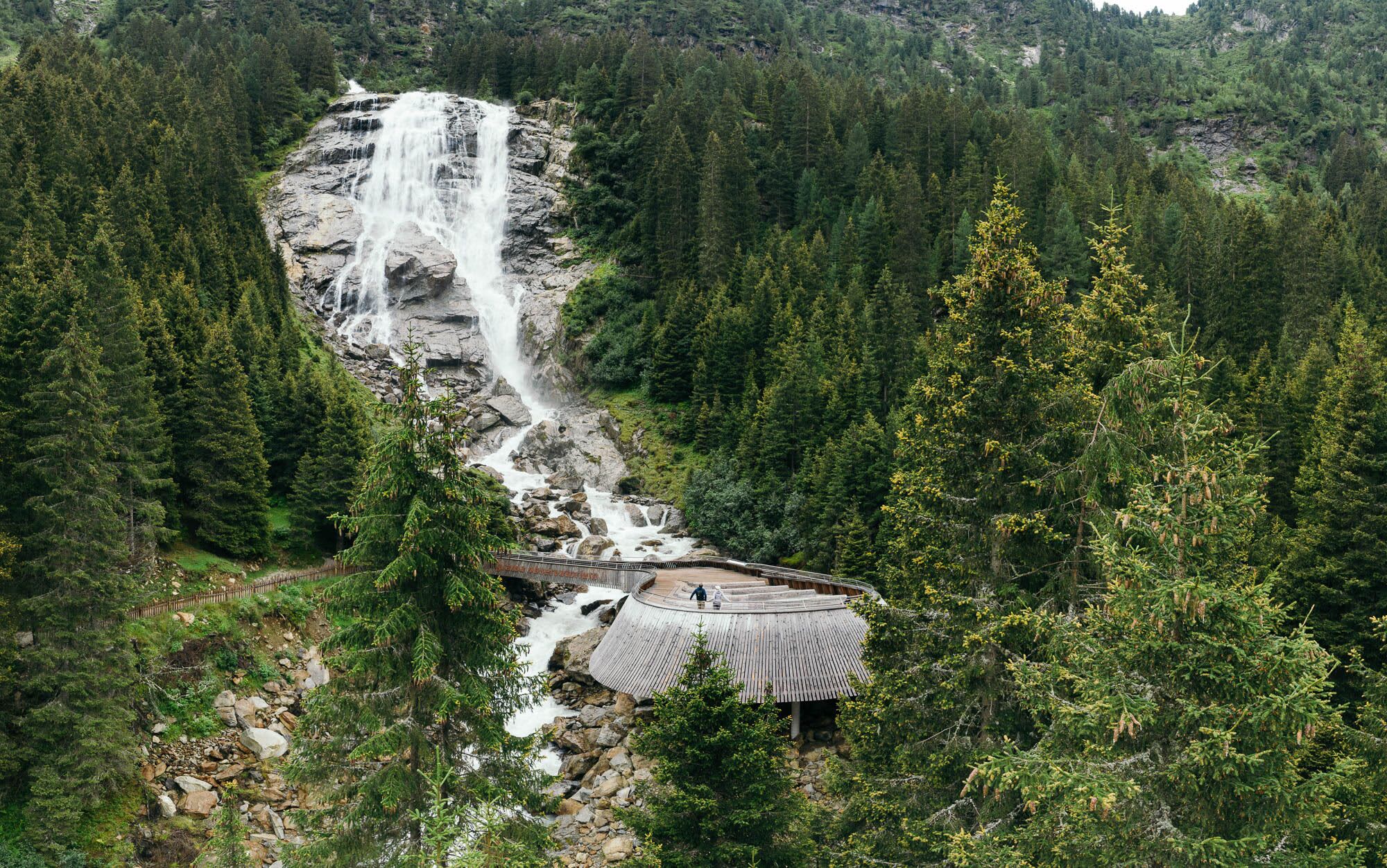 Aussichtsplattform Grawa Wasserfall im Stubaital
