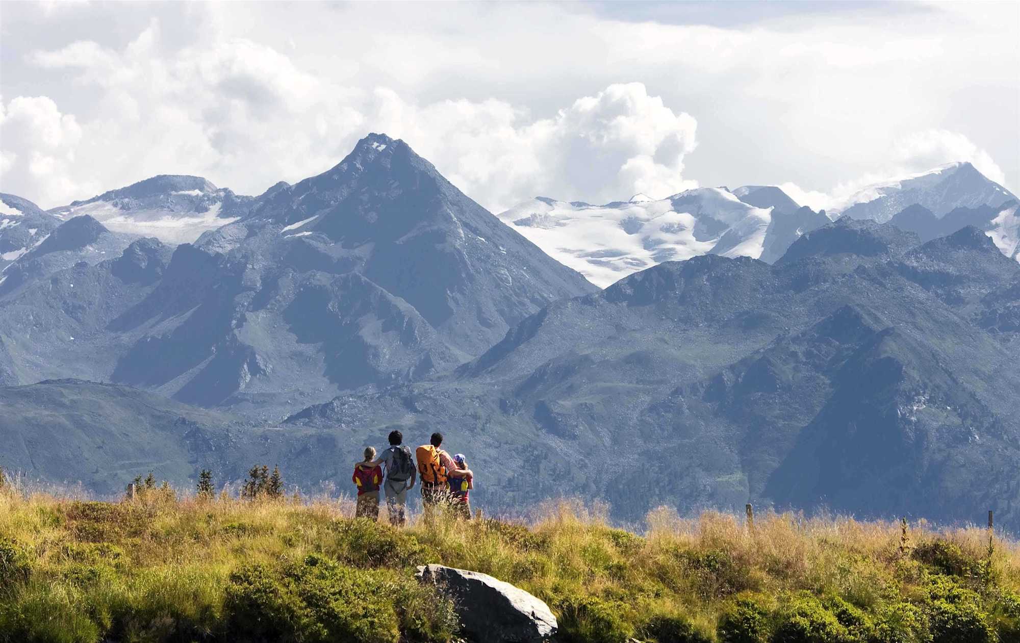 Fantastische Ausblicke auf die Hohen Tauern garantiert.