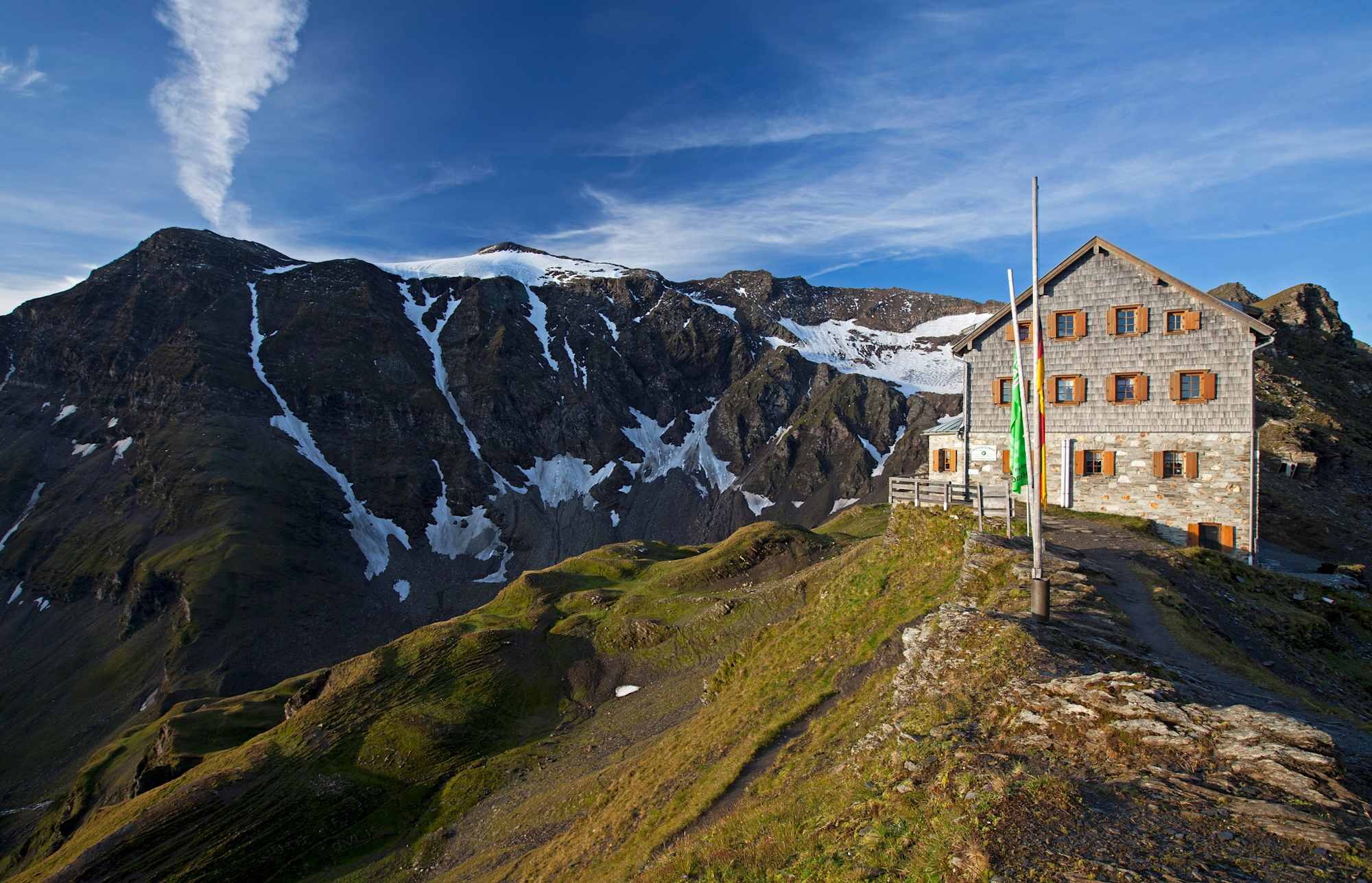 Das Niedersachsenhaus mit dem Pröllgrat