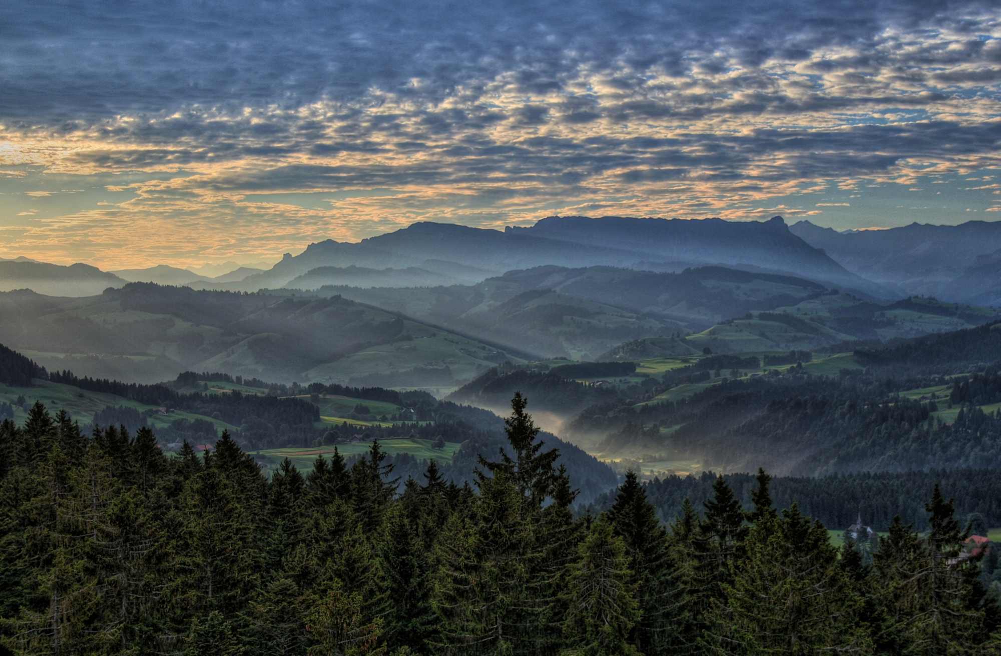 Nebel Aussicht