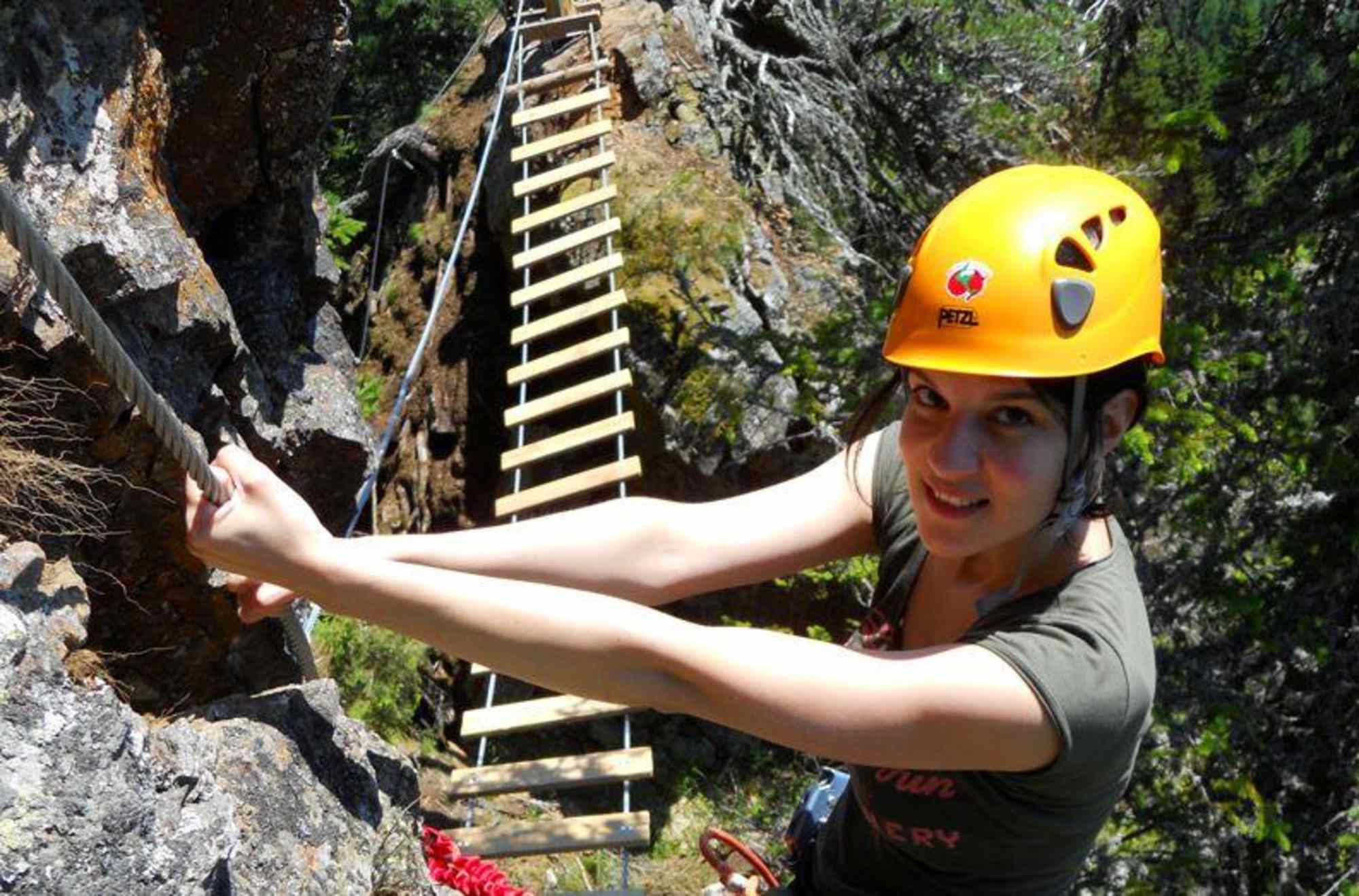 Im Erlebnisklettersteig Klippitztörl