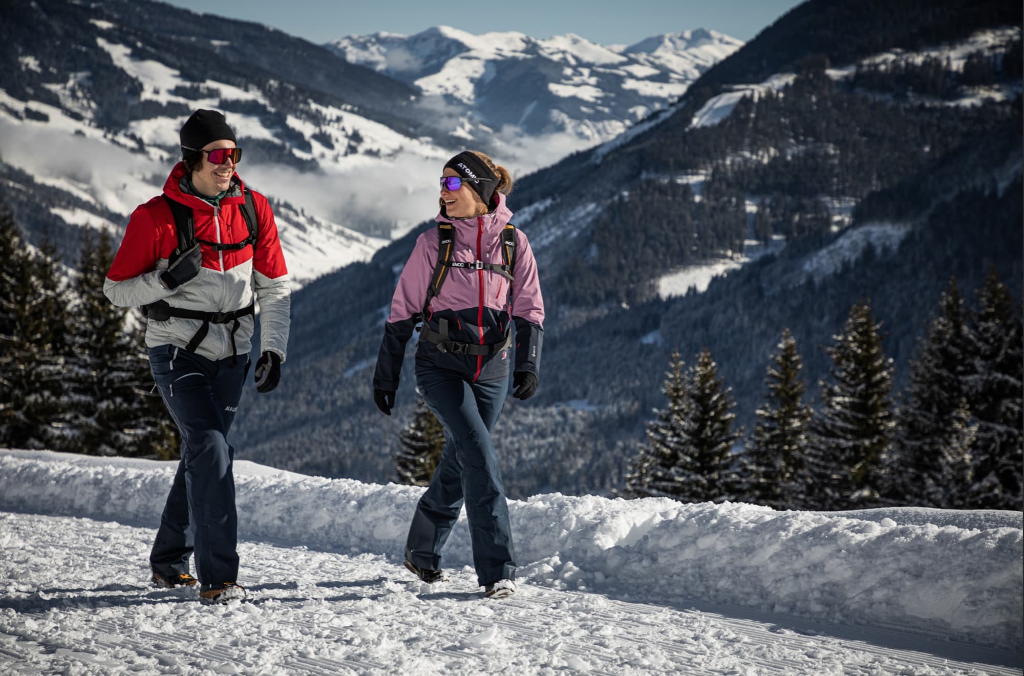 Mittelschwere Winterwanderung von Jausern zur Limbergalm.