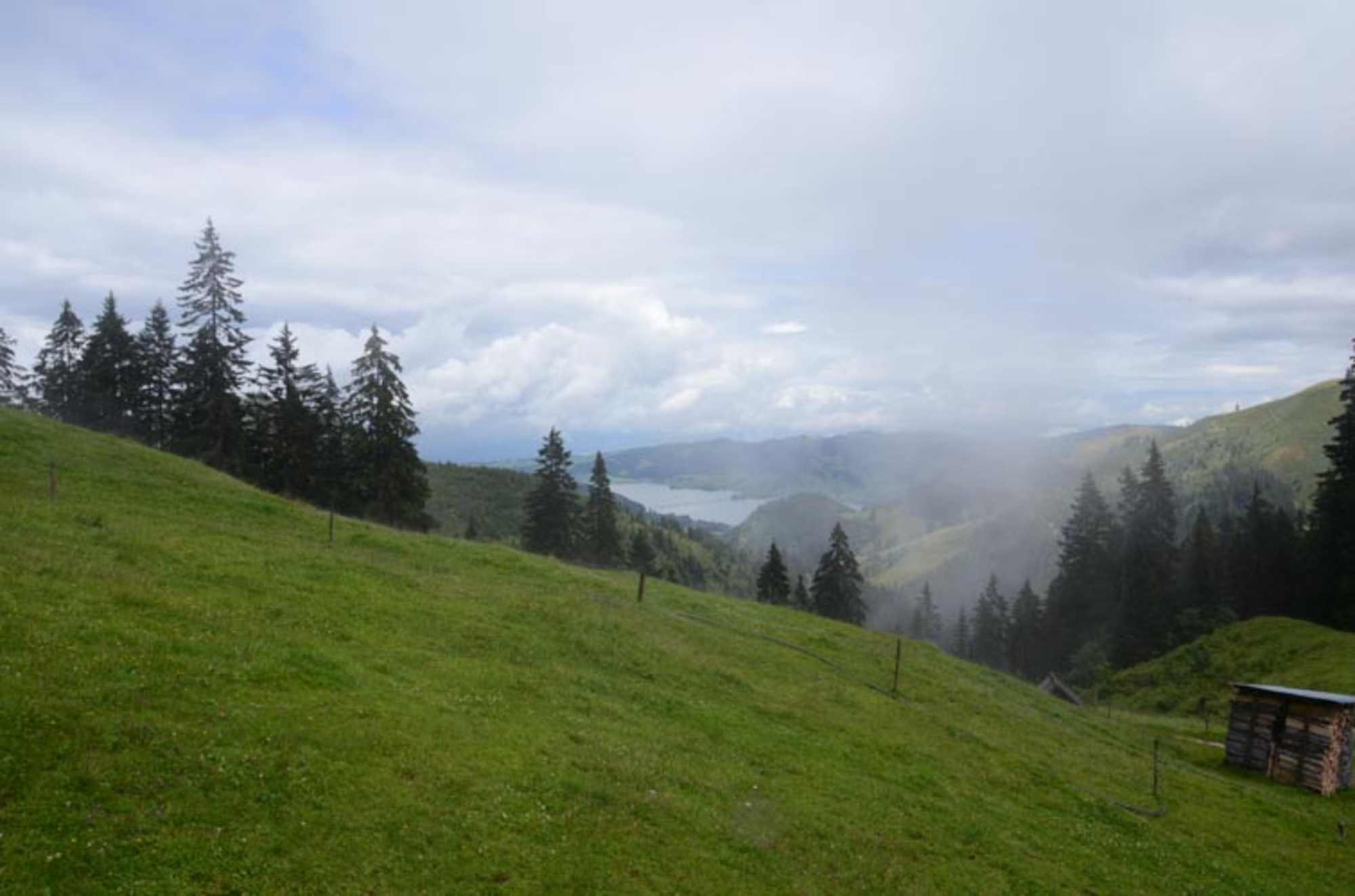 Wetterstimmung und Sihlsee