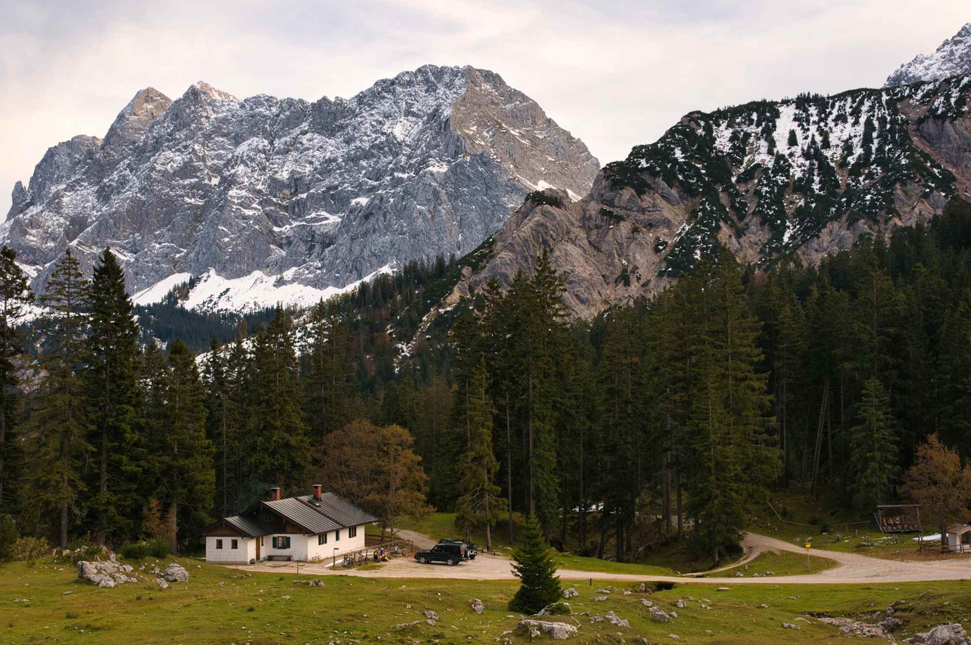Die Vereiner Alm mit dem Wörner