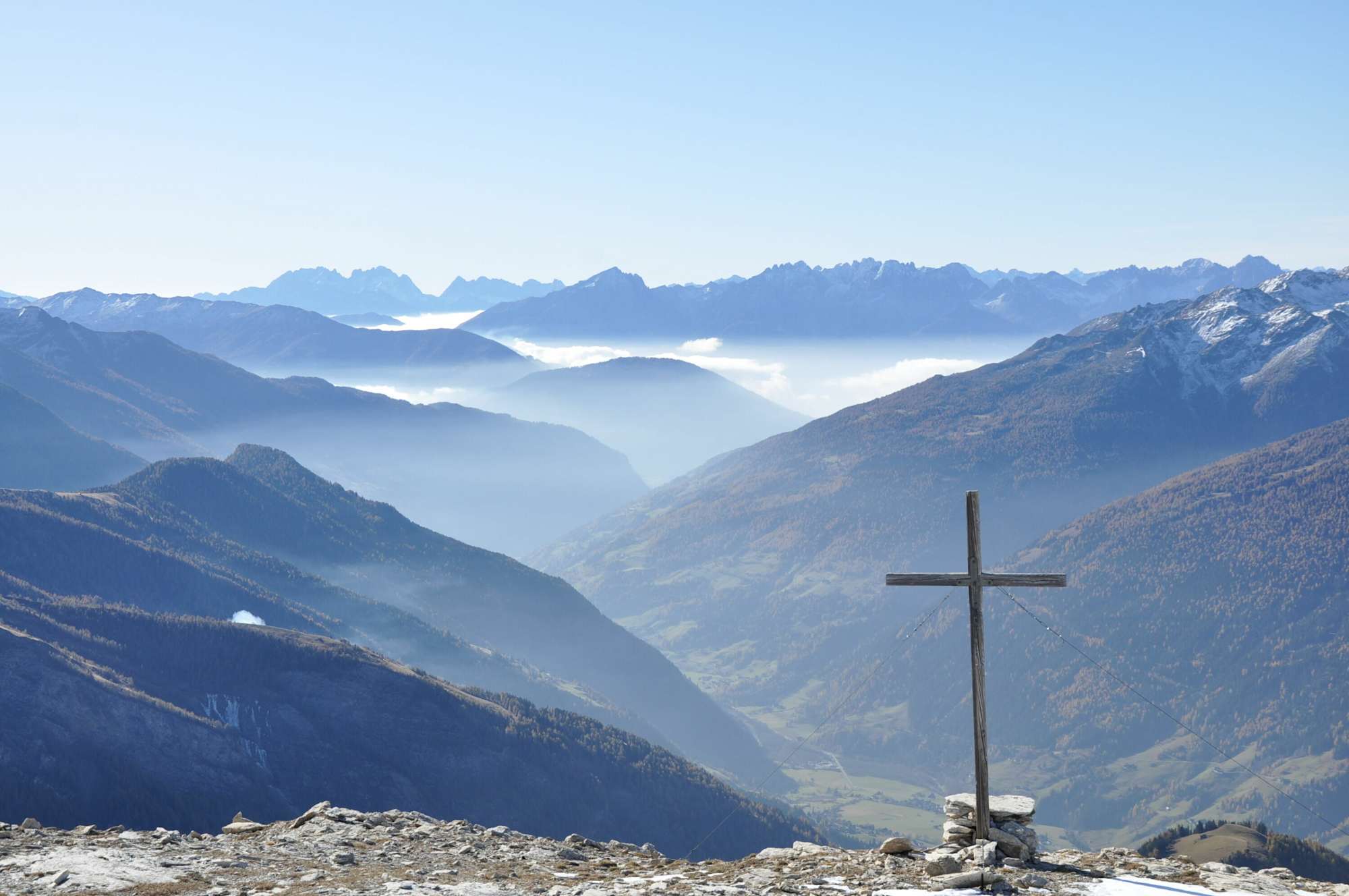 Blick vom Gipfel des Stanziwurten
