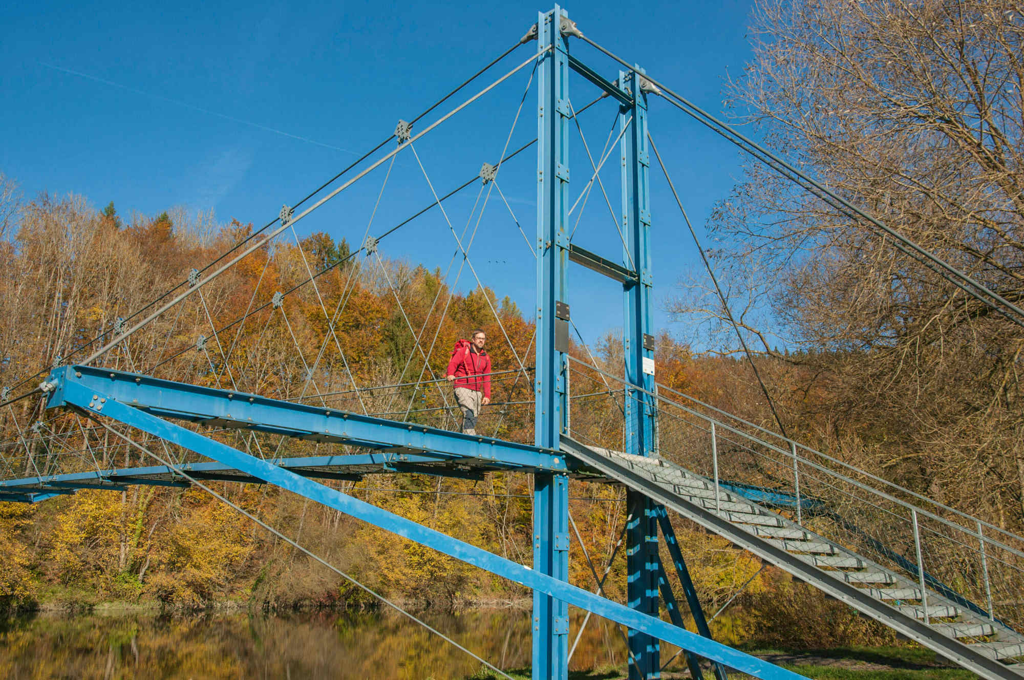 Auf der Illerbrücke vor Altusried