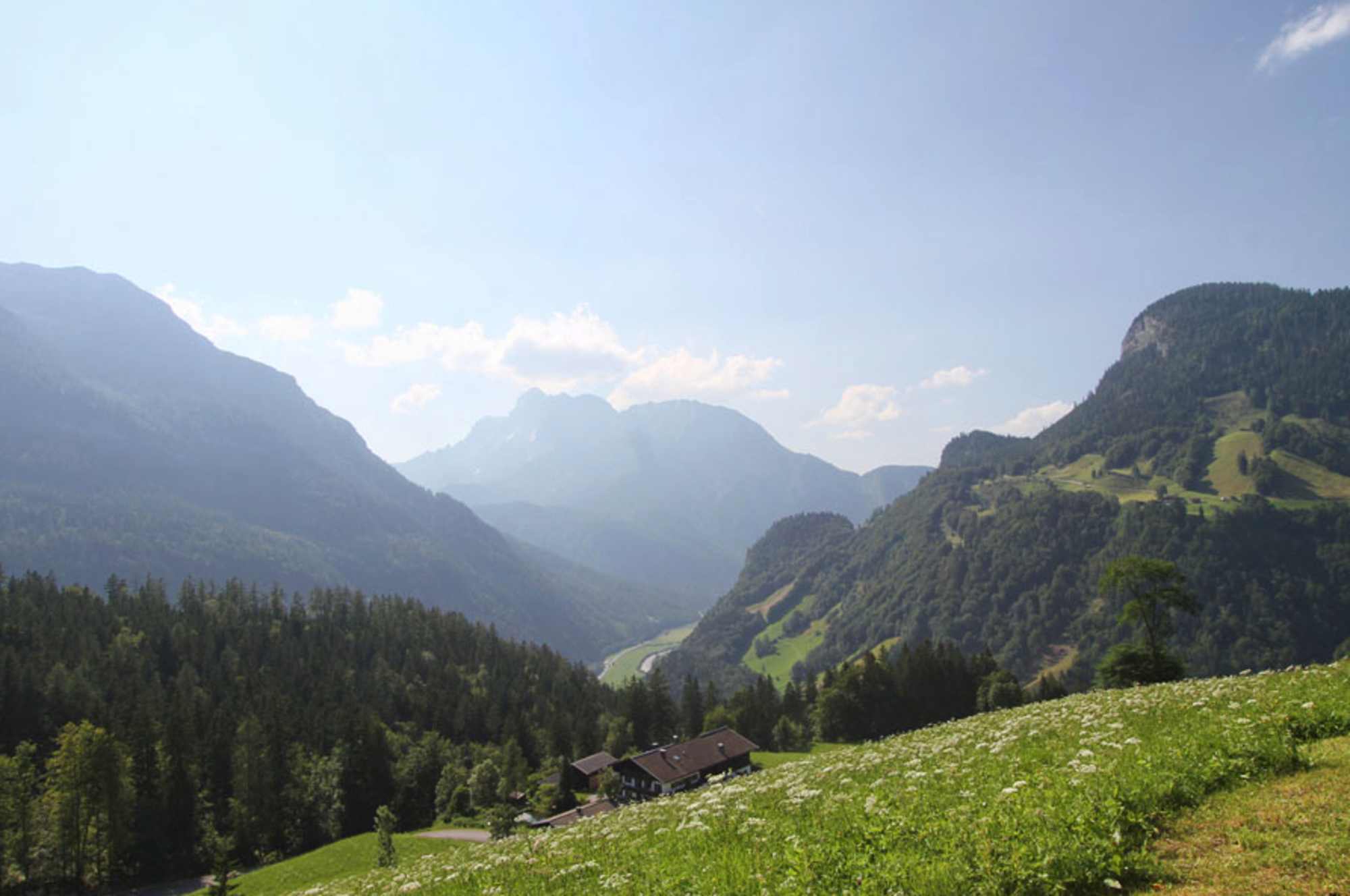 Aussicht ins Salzburger Saalachtal