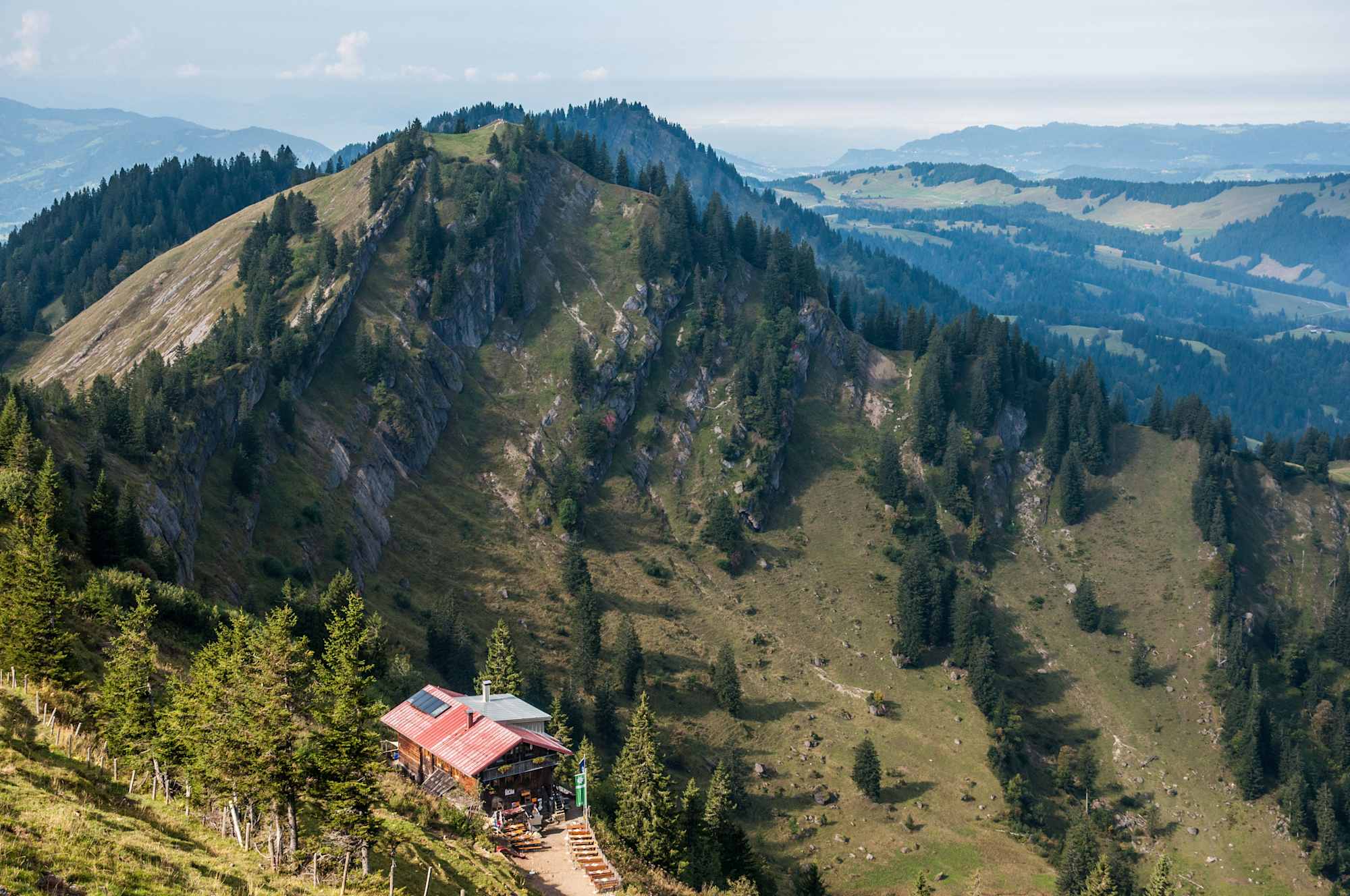 Blick zum Staufner Haus