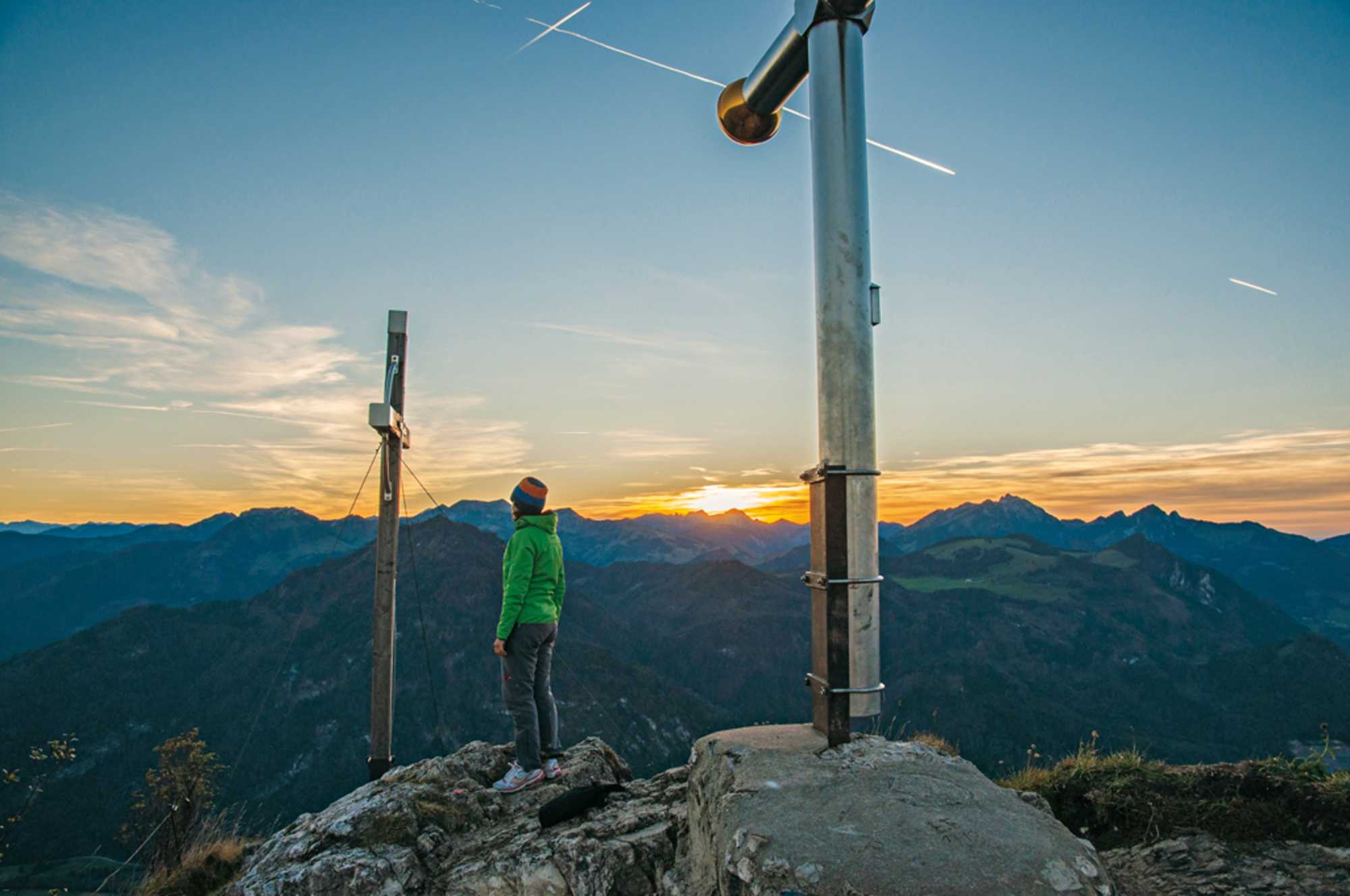 Abendstimmung am Kranzhorn.