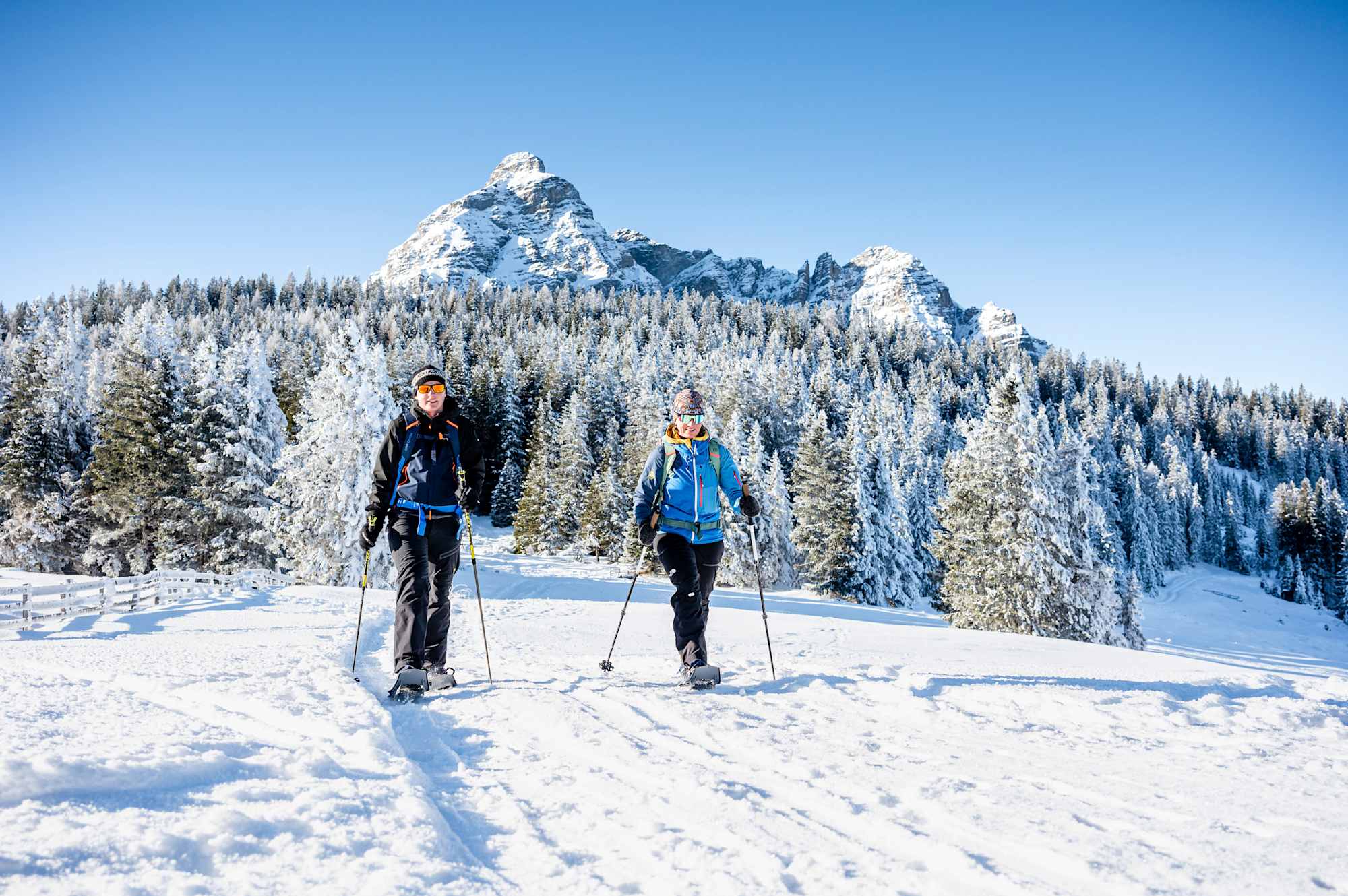 Schneeschuhwanderung Waldraster Jöchl