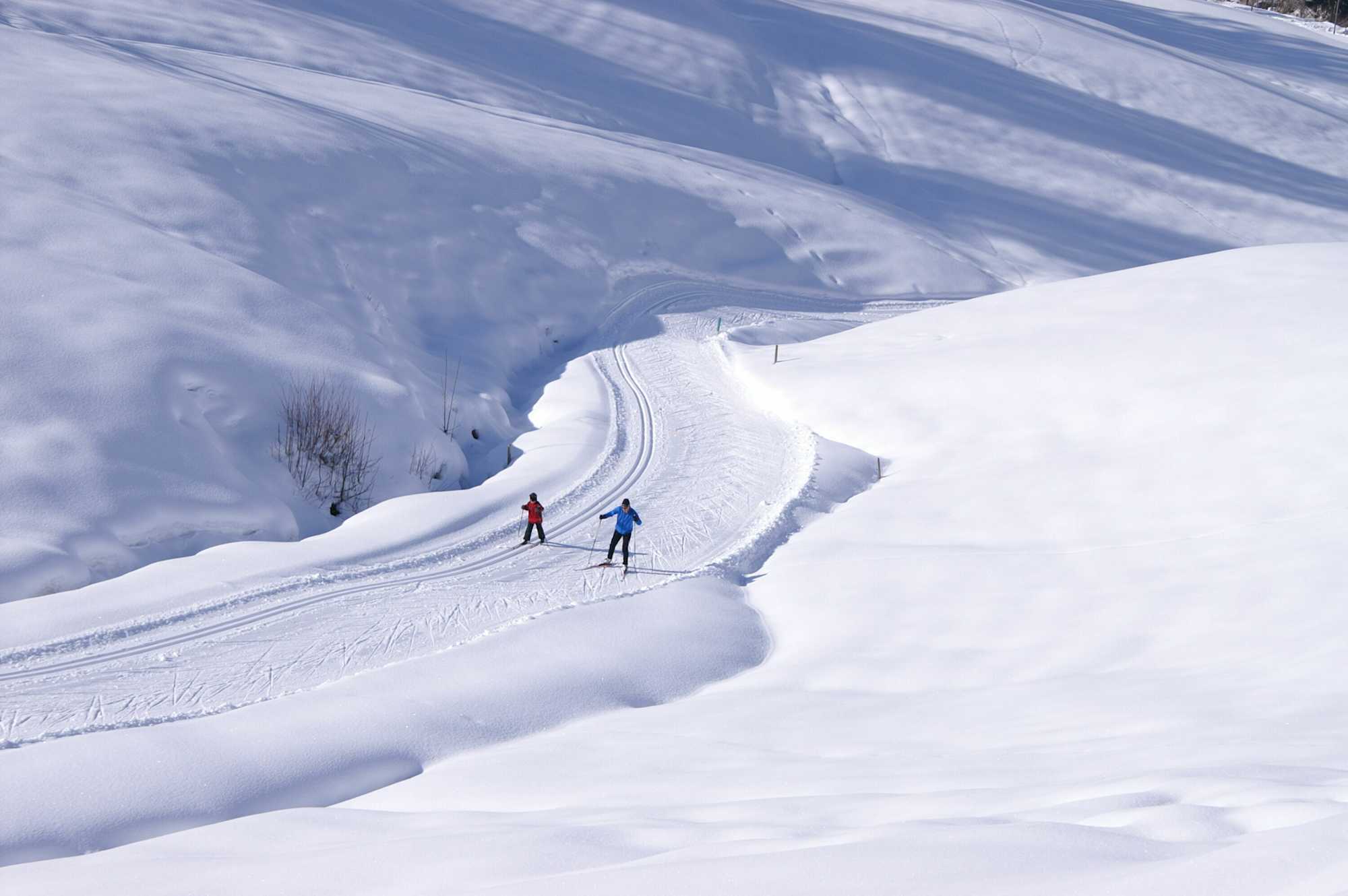 Auf der Loipe Bumbach im Emmental