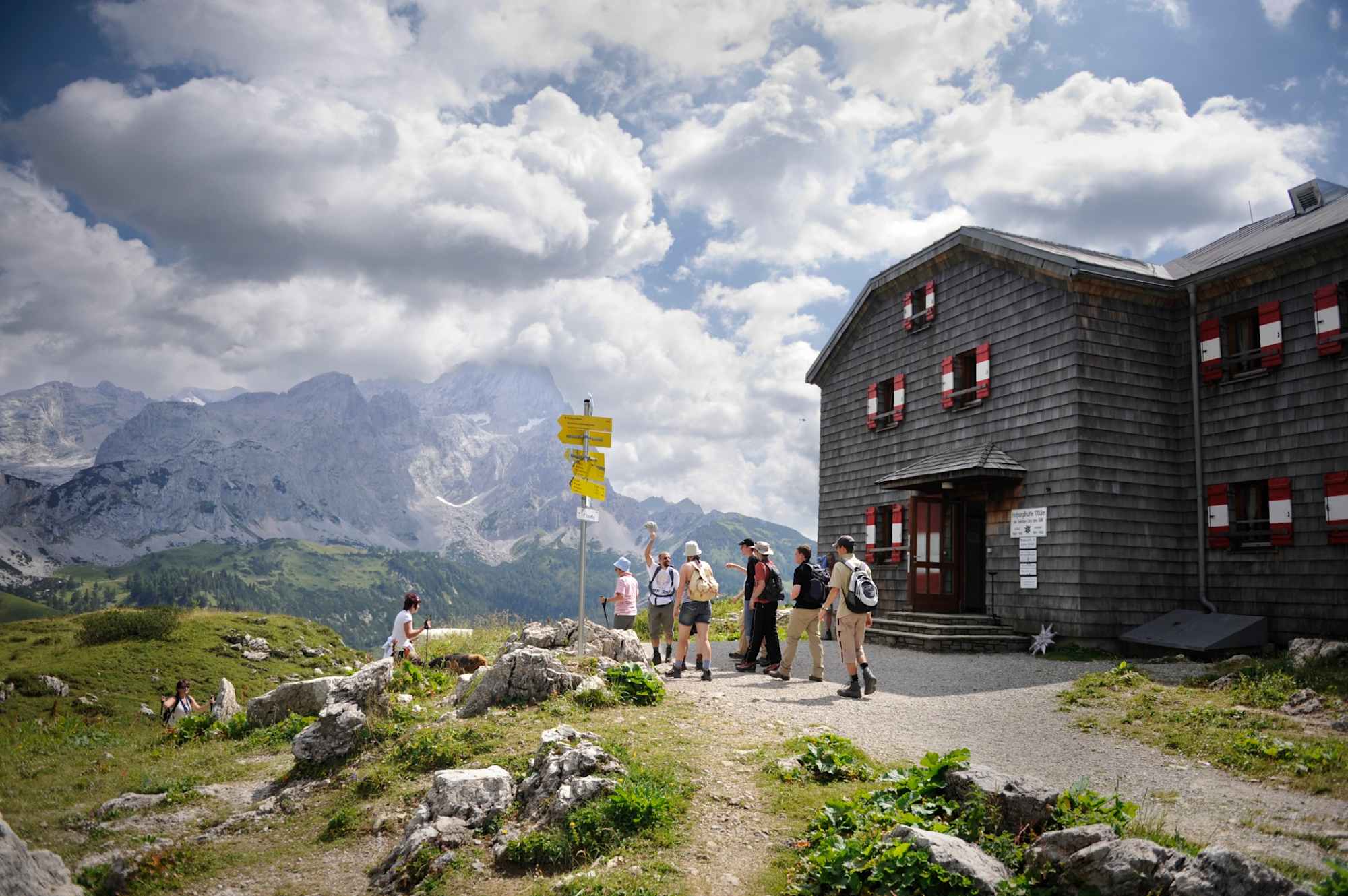 Vor der Hofpürglhütte
