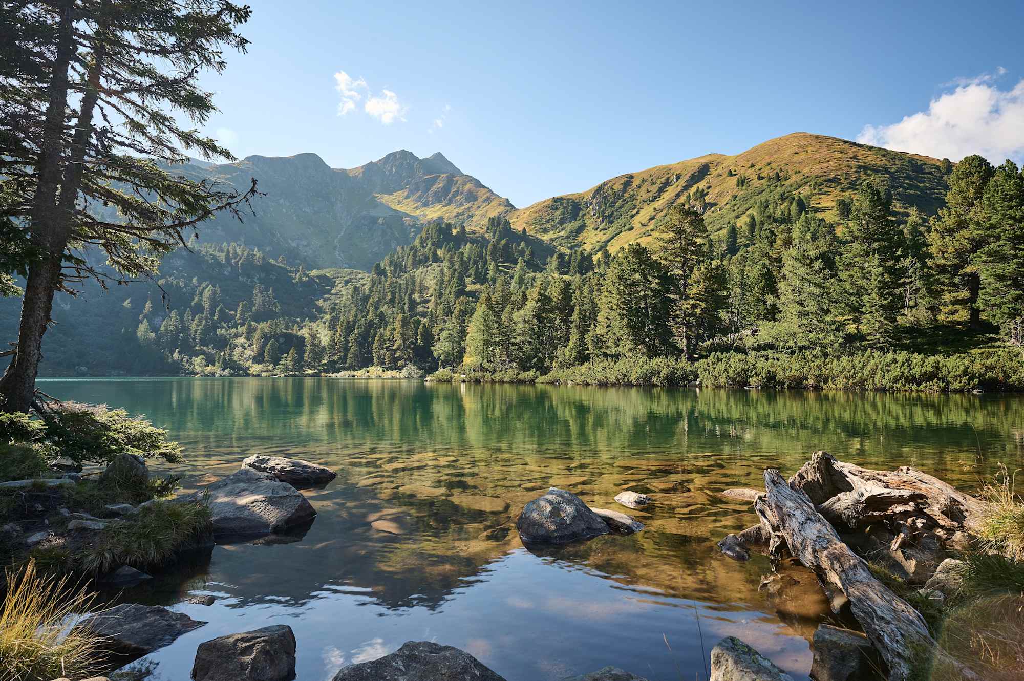 Der Scheibelsee mit Großem Bösenstein
