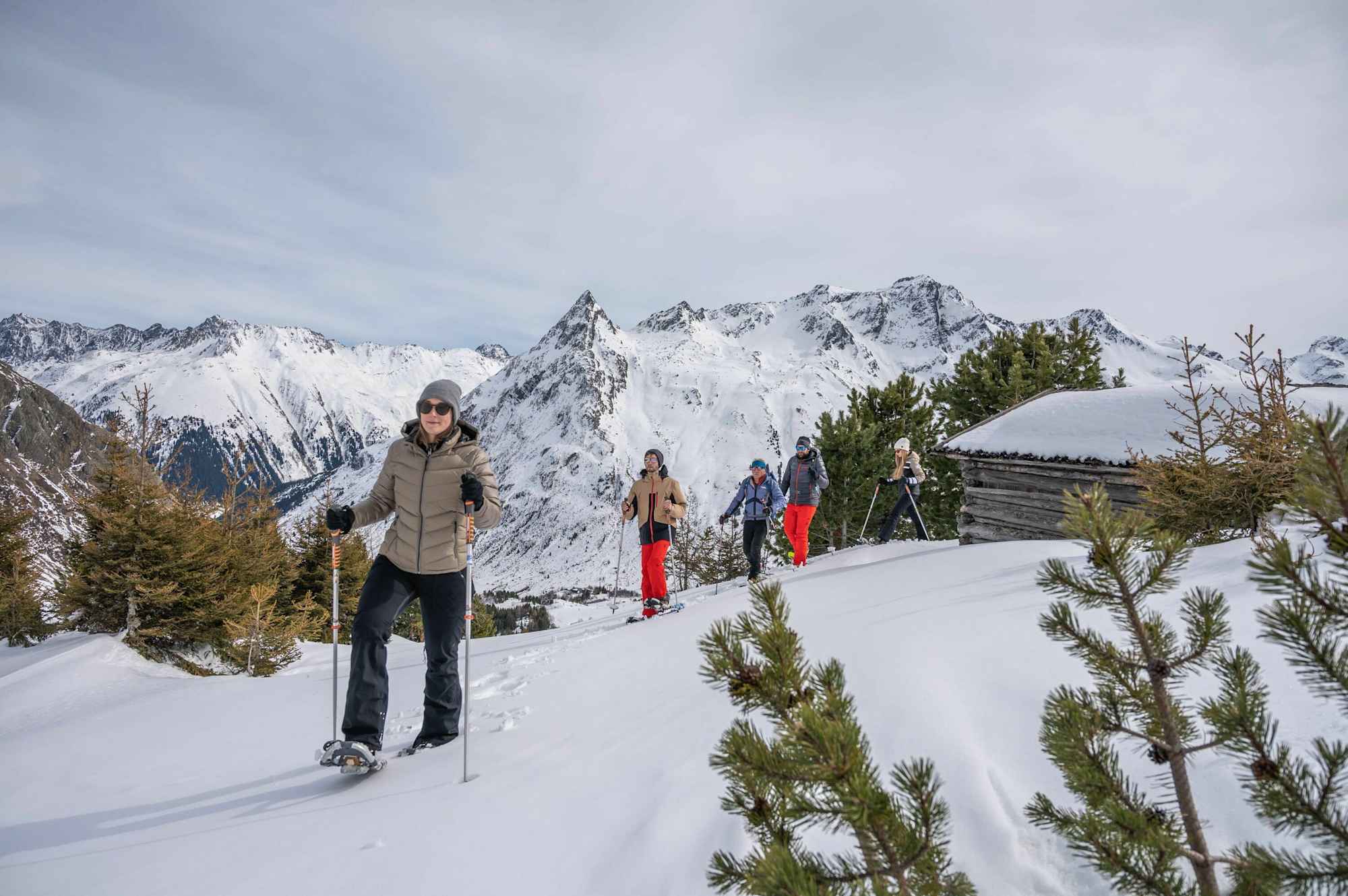 Schneeschuhwanderung Silvapark
