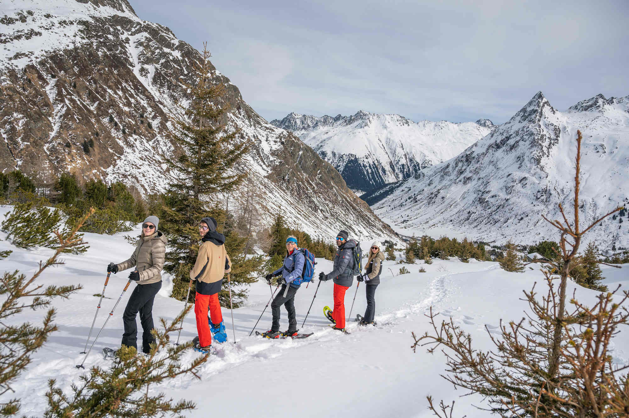 Schneeschuhwanderung Silvapark