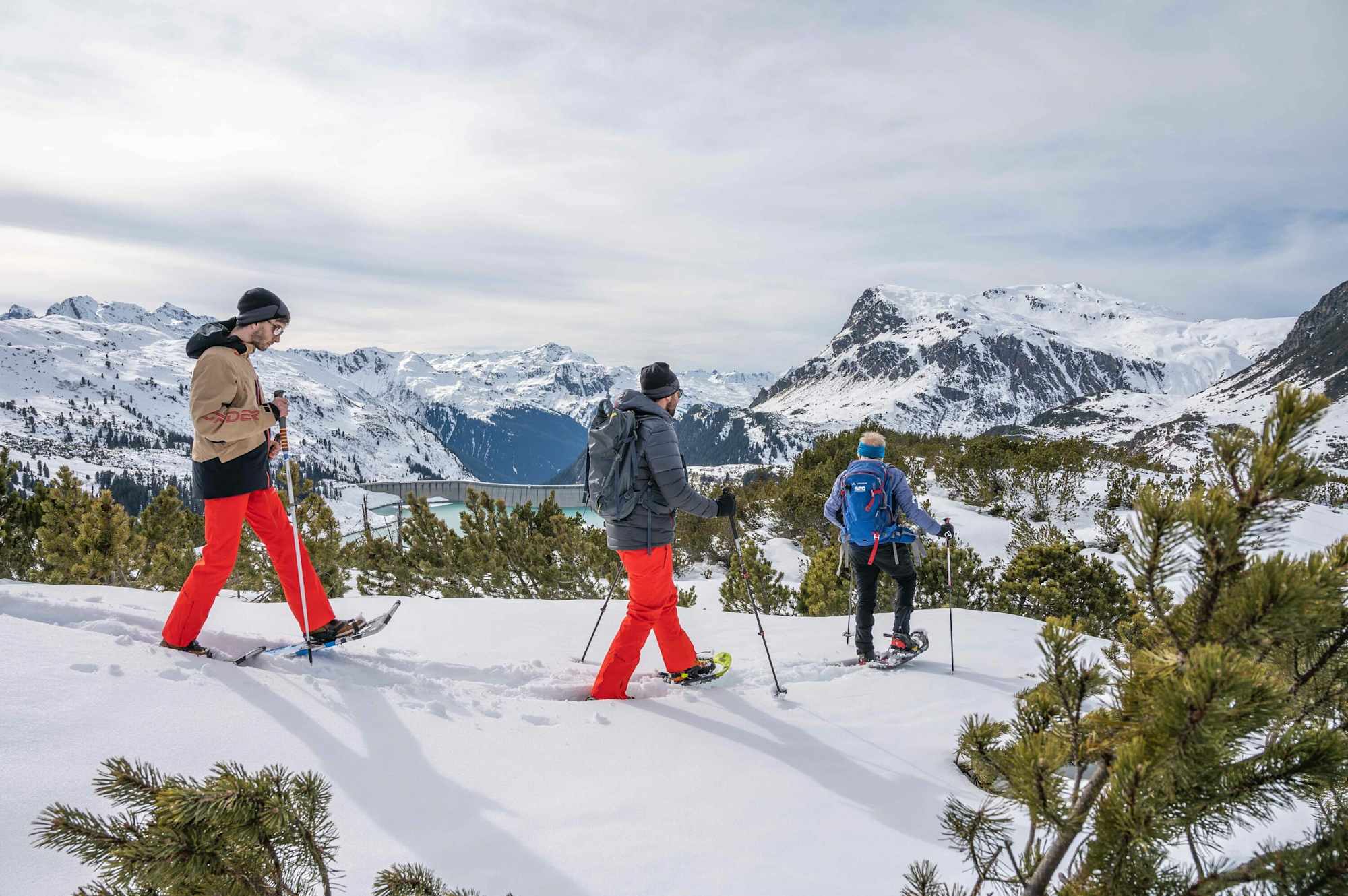 Schneeschuhwanderung Silvapark
