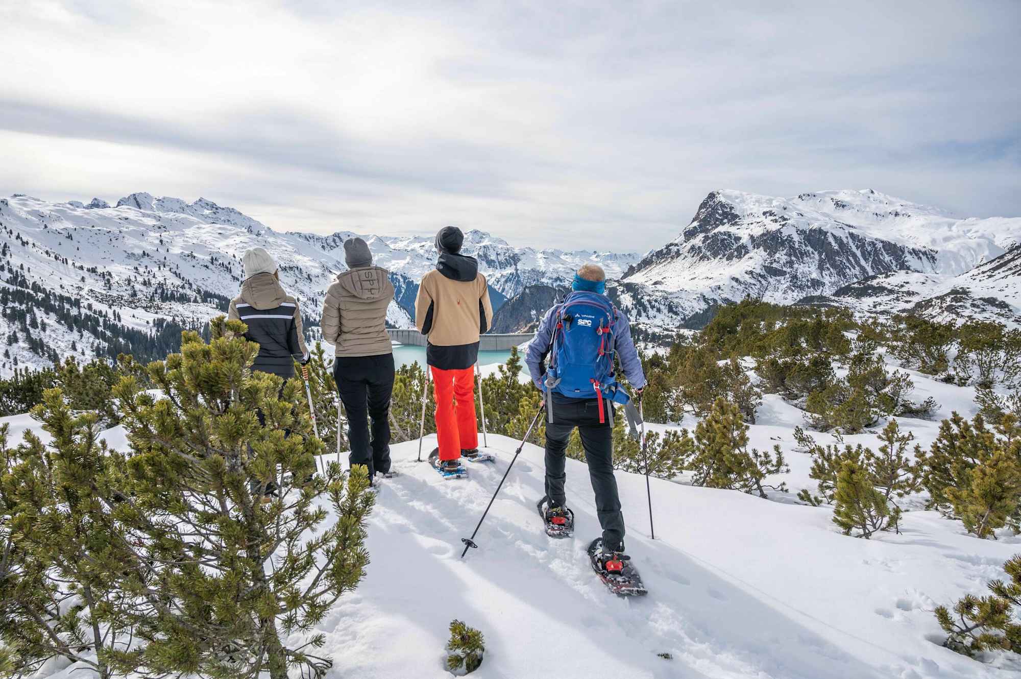 Schneeschuhwanderung Silvapark