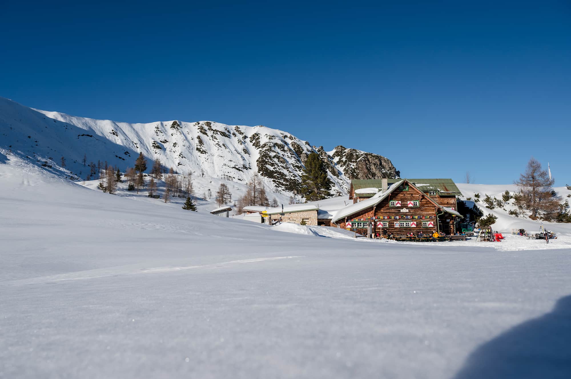 Von der Südwiener Hütte geht es weiter auf den Spirzinger.
