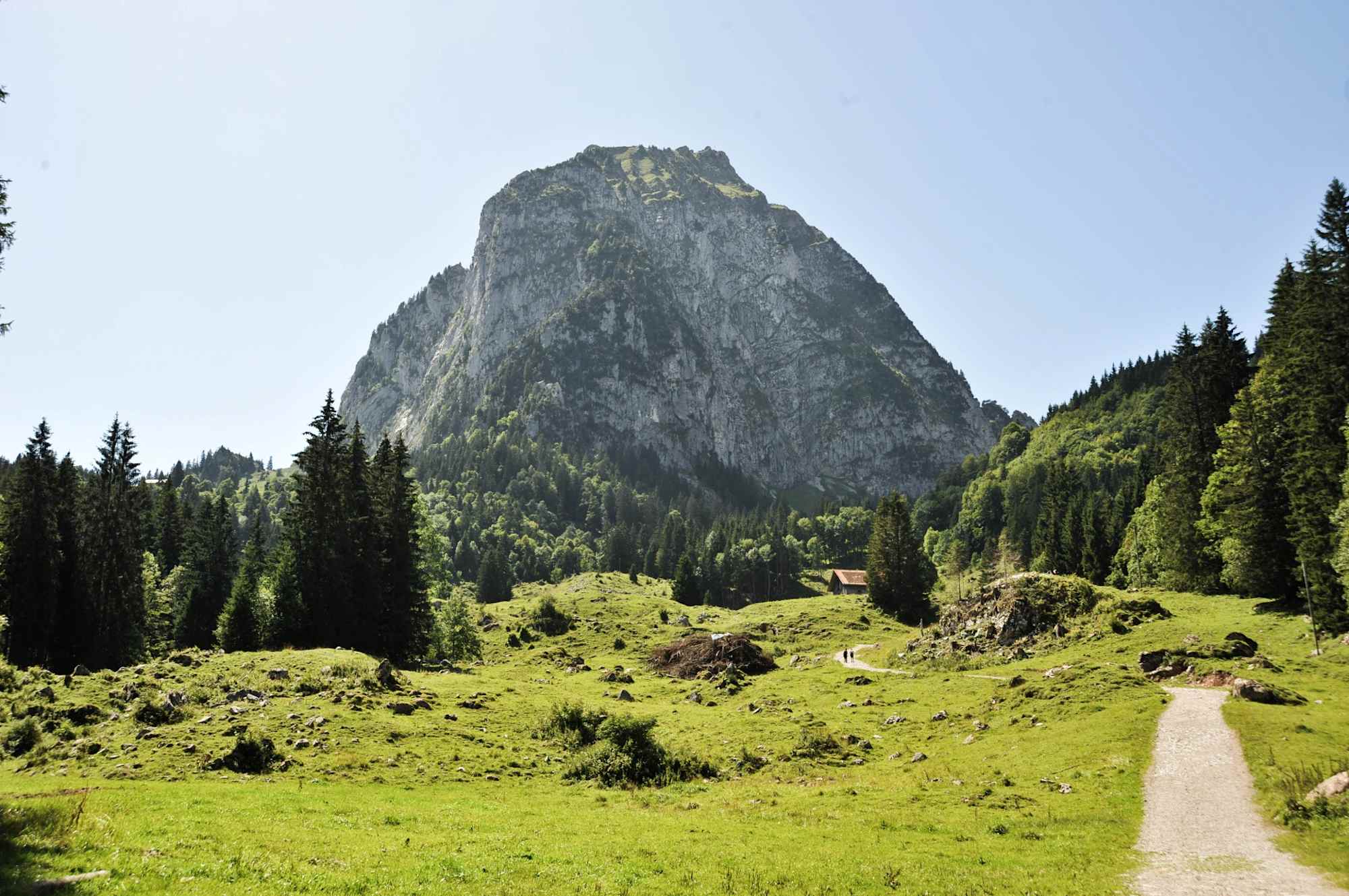 Blick zurück Richtung Mythen