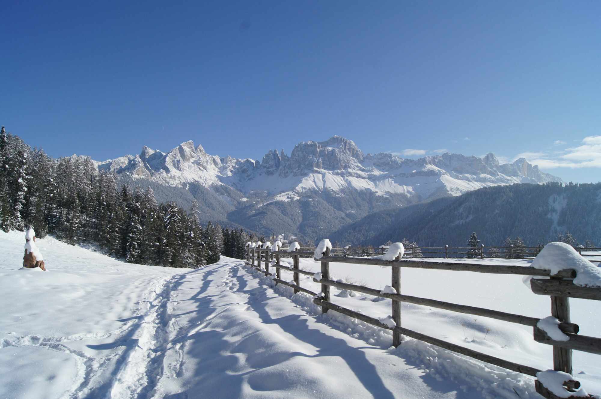 Schneeschuhwanderung in Tiers