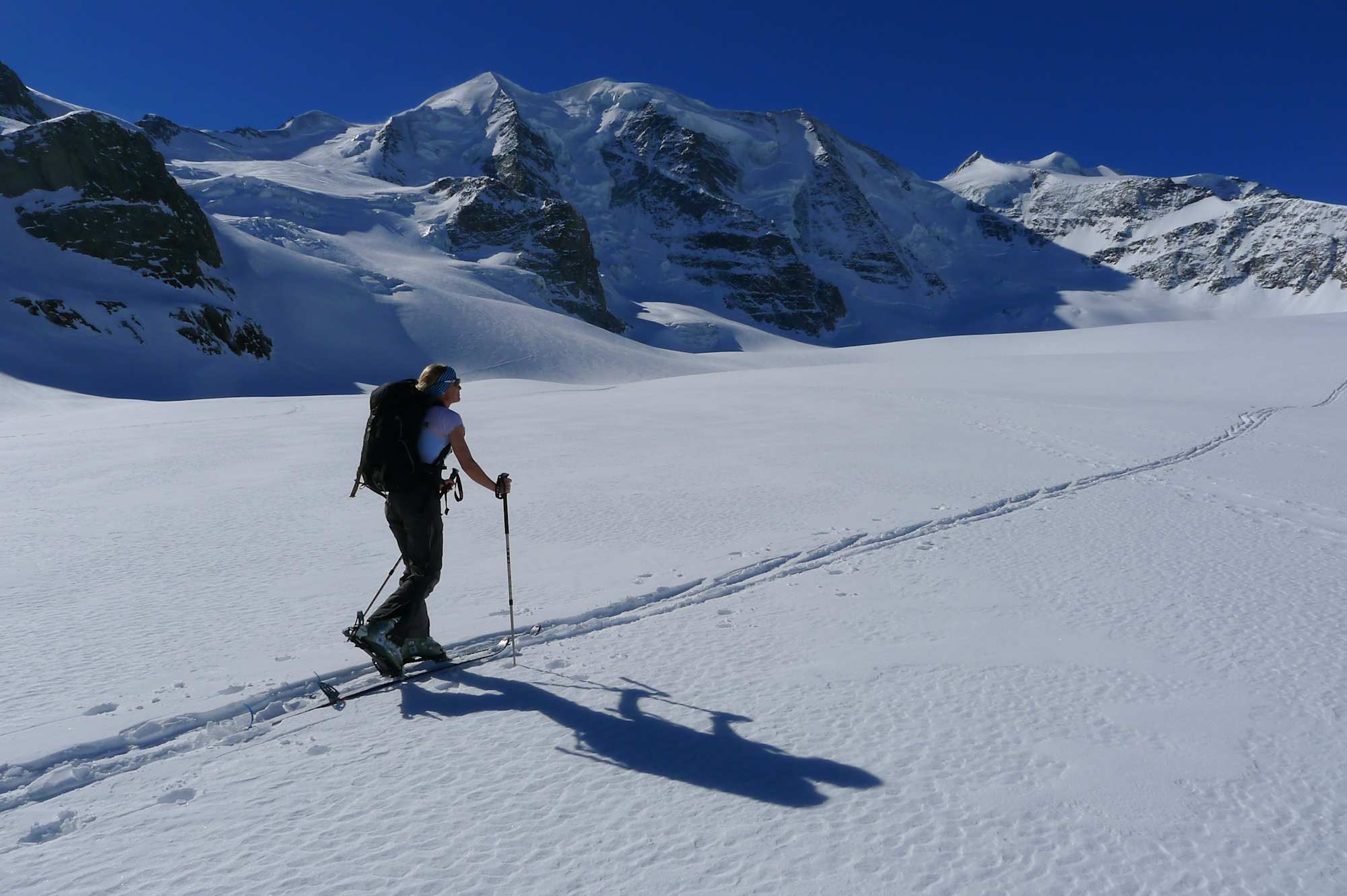 Gemsfreiheit - Imposanter Austieg vorbei am Piz Palü