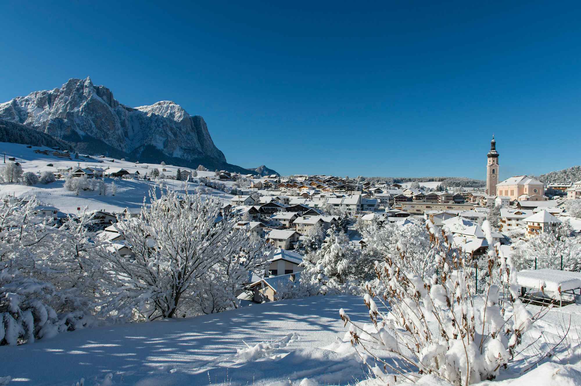 Kastelruth im Winterkleid