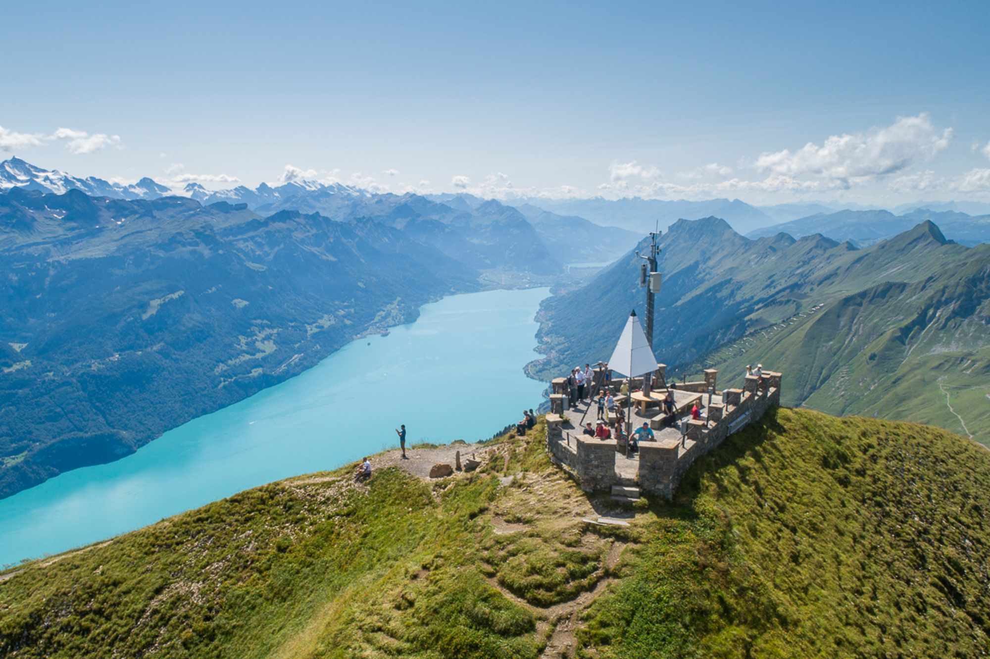Unbeschreiblich die Aussicht vom höchsten Punkt des Brienzer Rothorns