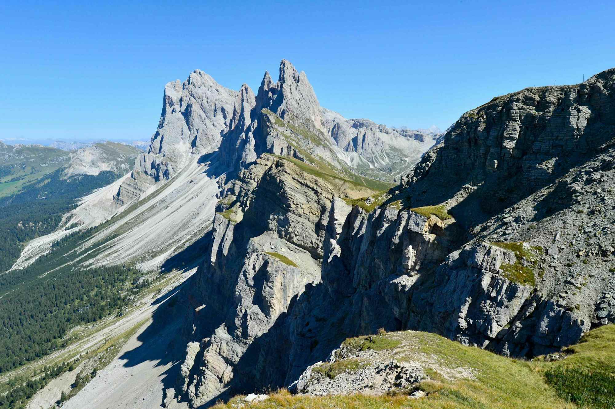 Die Geislergruppe mit der Mittagsscharte