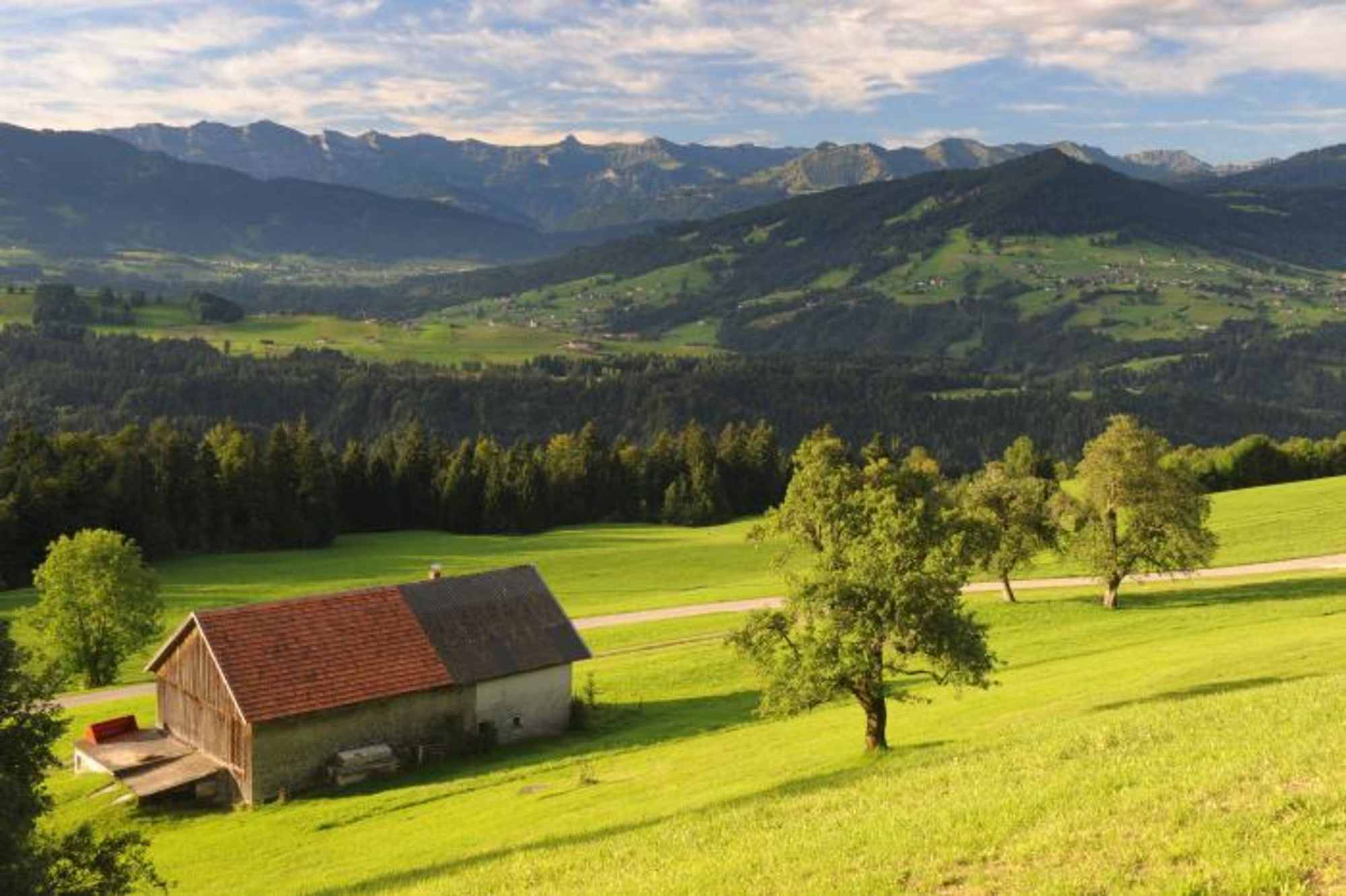 Schöner Ausblick auf die Umgebung