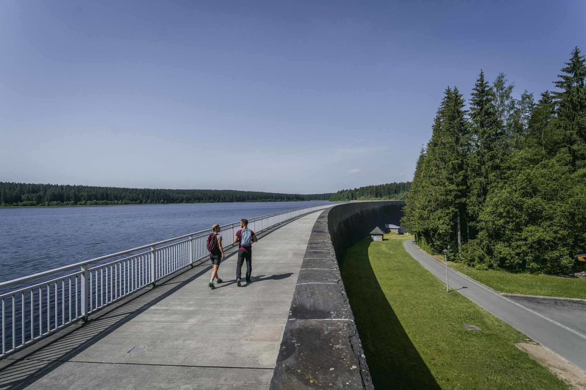 Kammweg Etappe 13 Talsperre Muldenberg