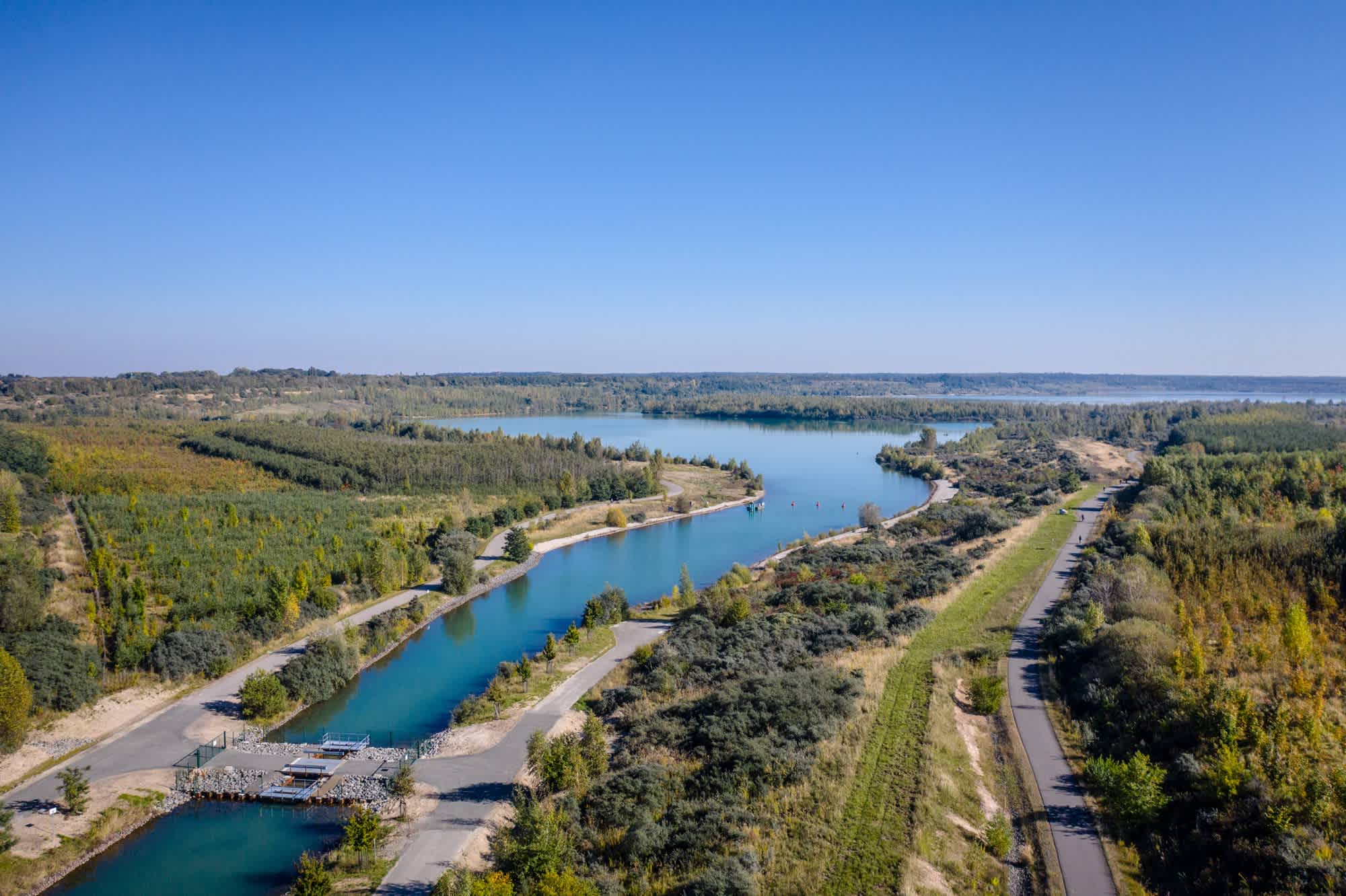 Der Störmthaler See im Neuseenland