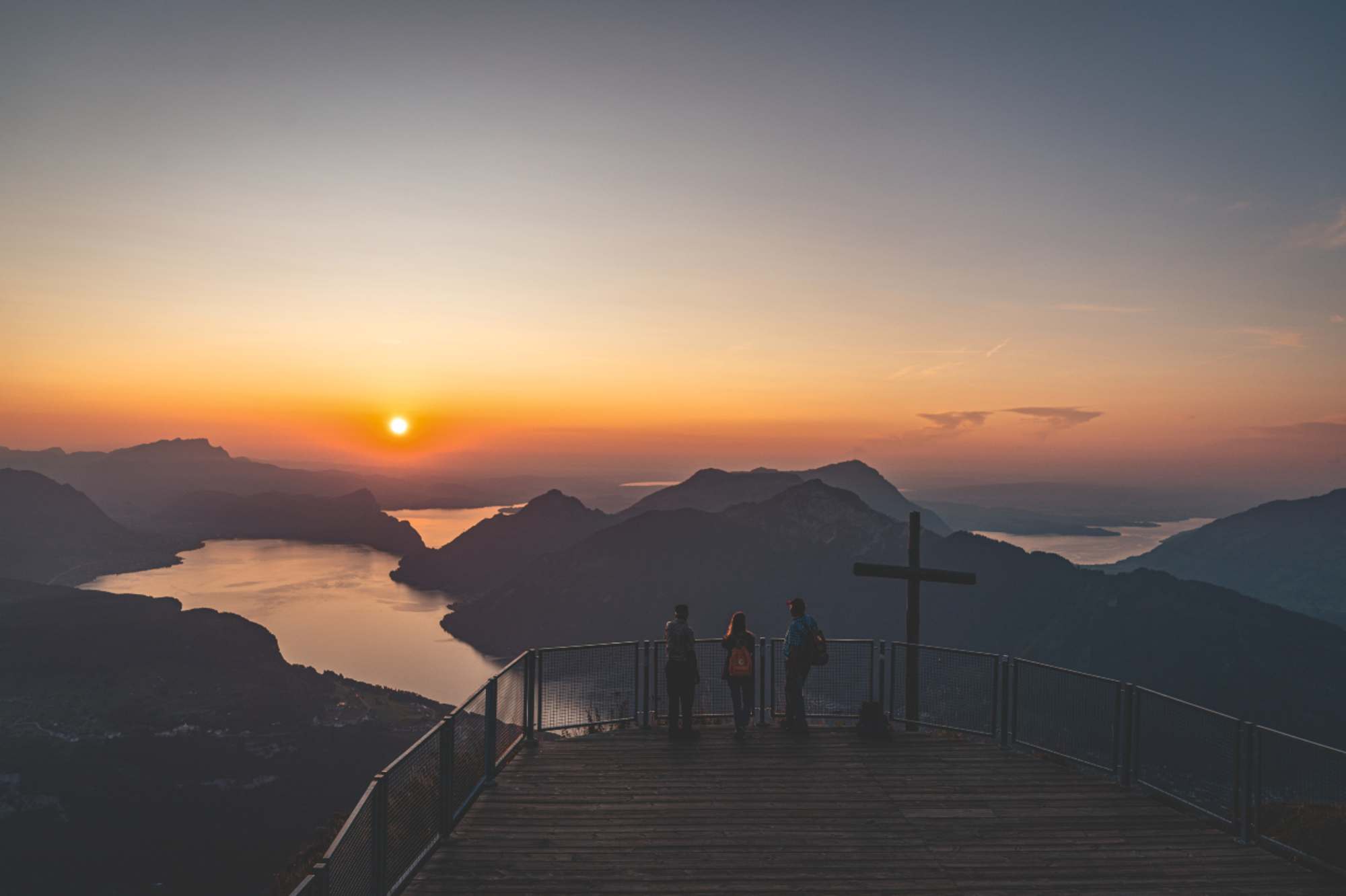 Sonnenuntergang auf dem Fronalpstock