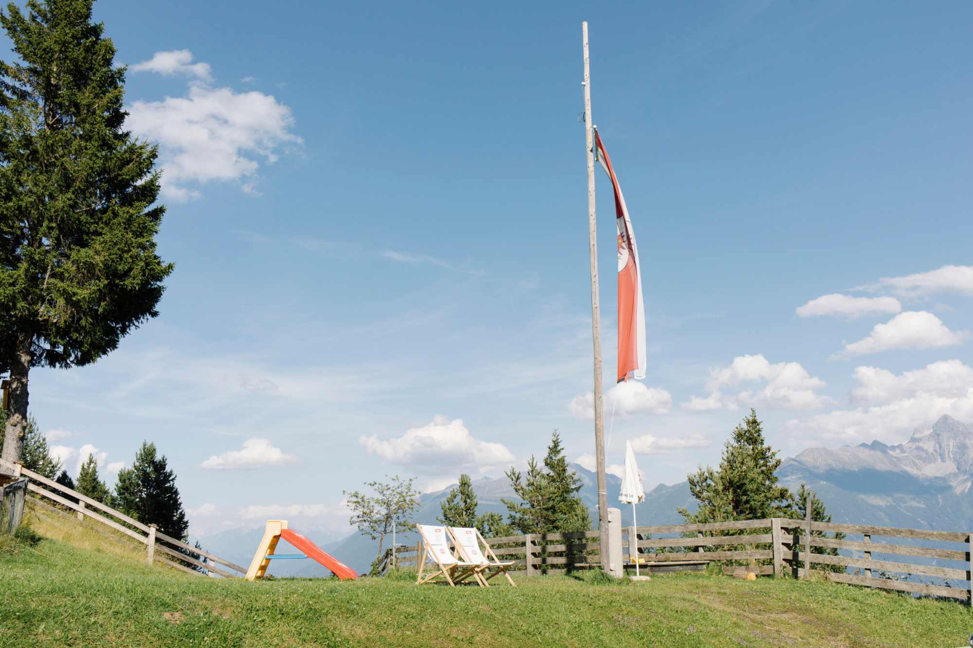 Der Garten der Karrer Alm.