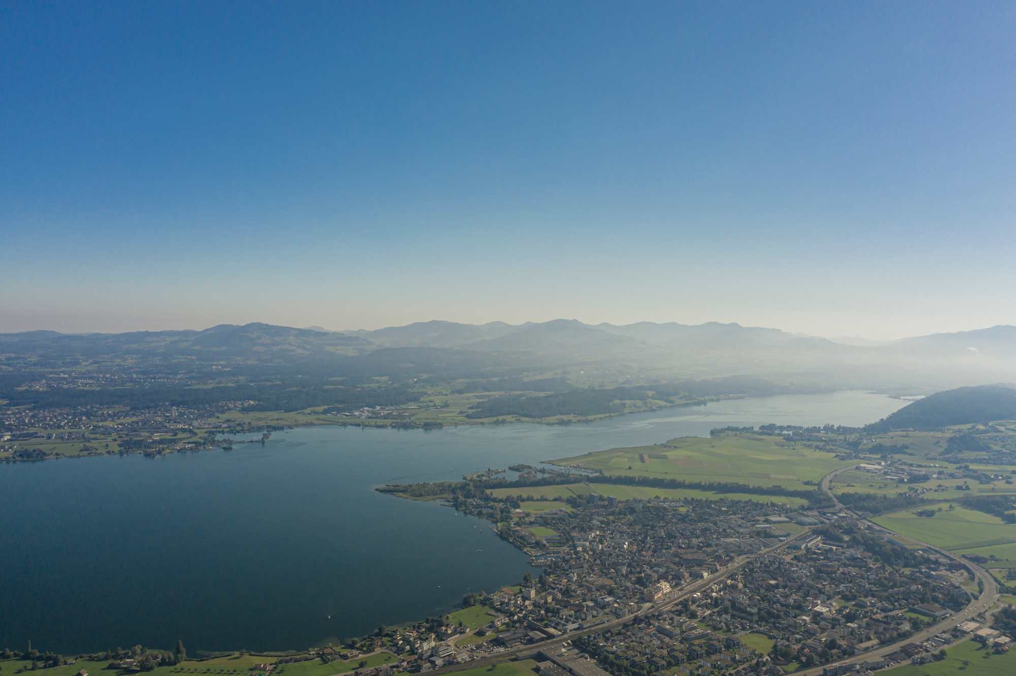 Schöner Blick auf den See