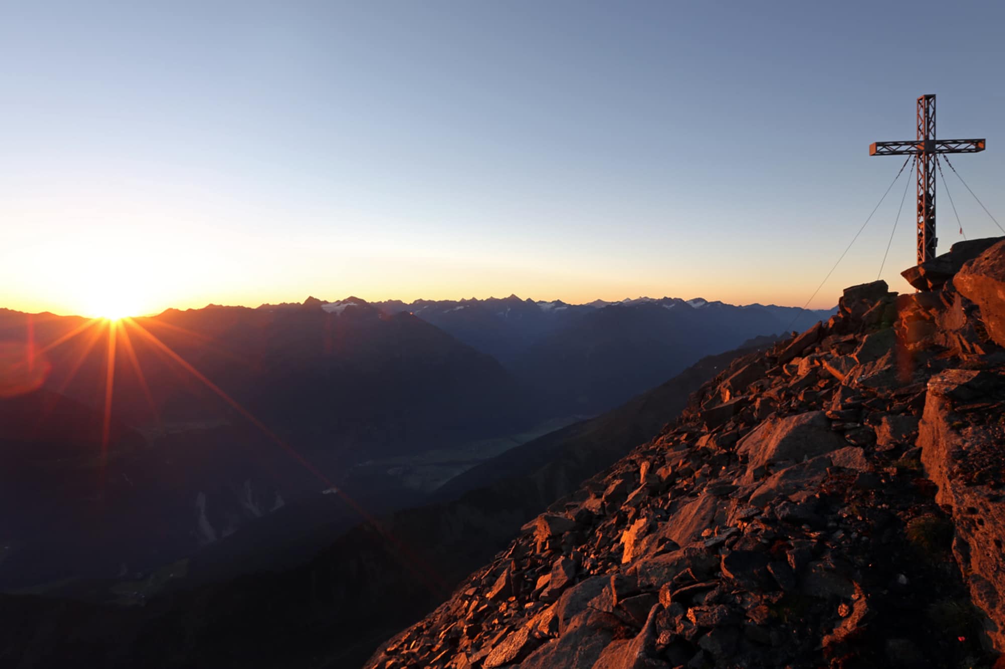 Abendlicht am Fundusfeiler