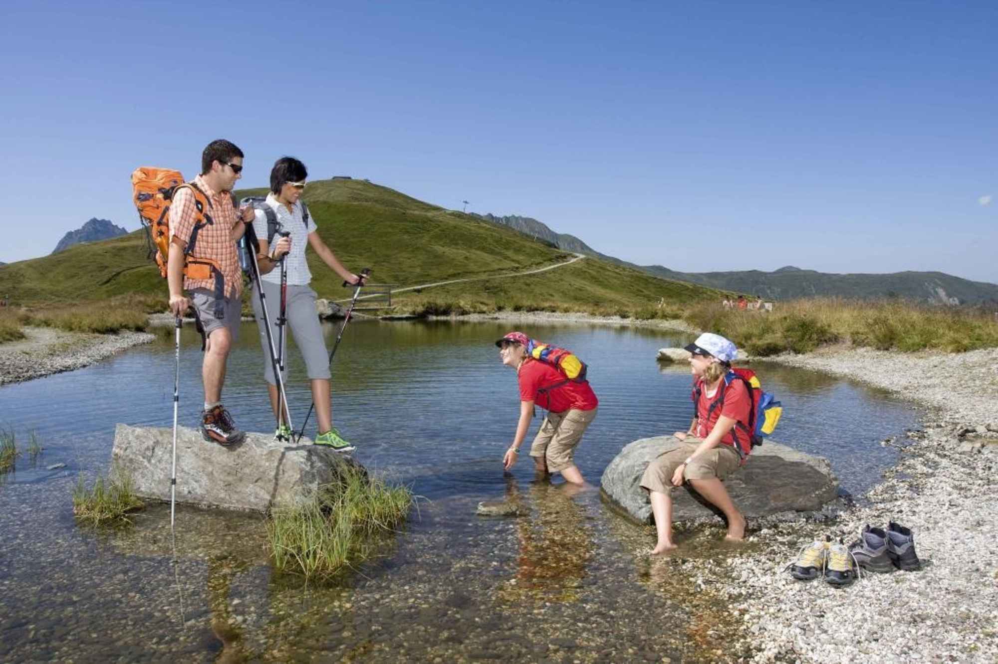 Erfrischung bietet der Speichersee auf der Resterhöhe