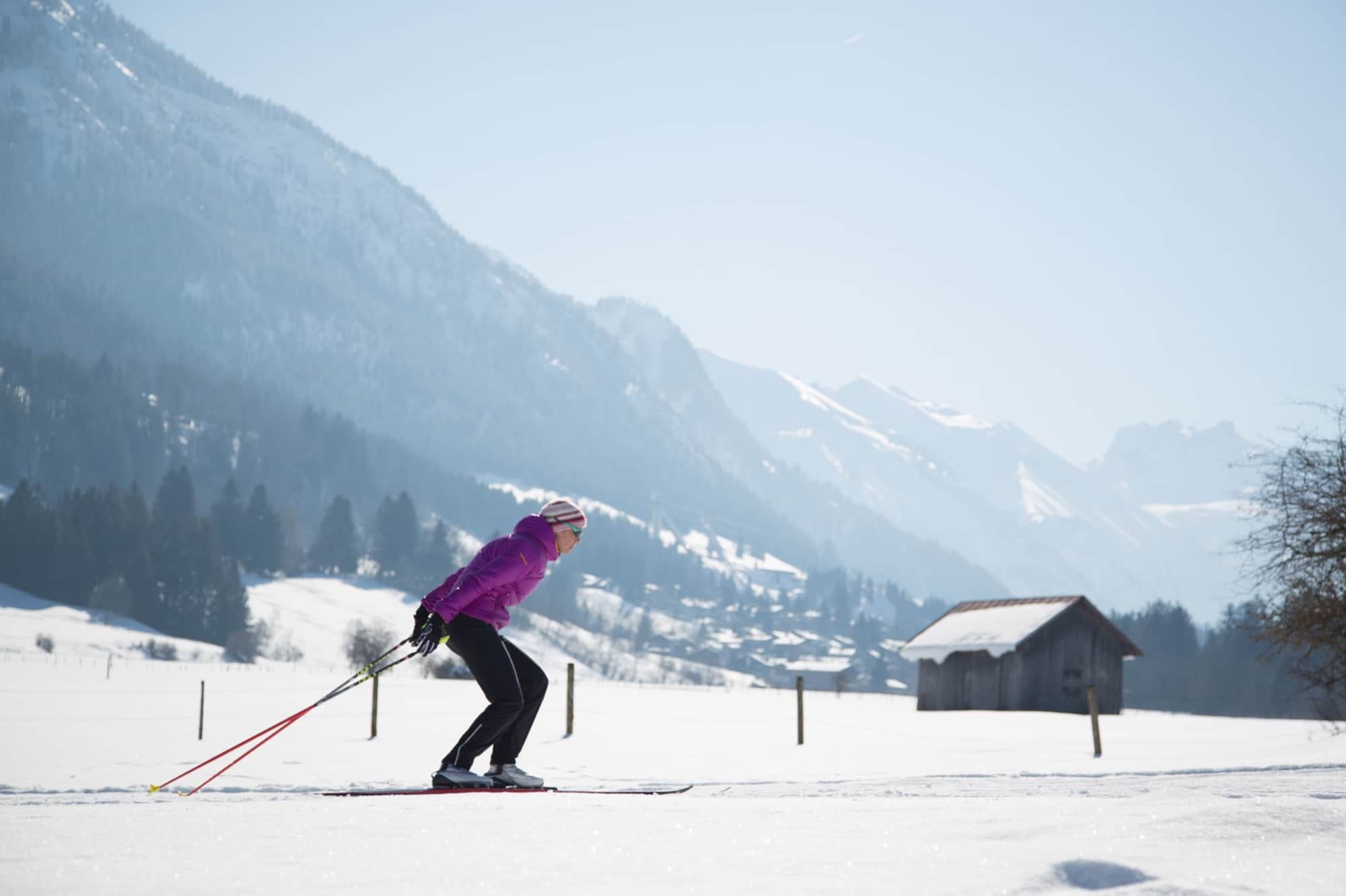 Am Oberstdorf-Rundkurs kann man richtig Gas geben.