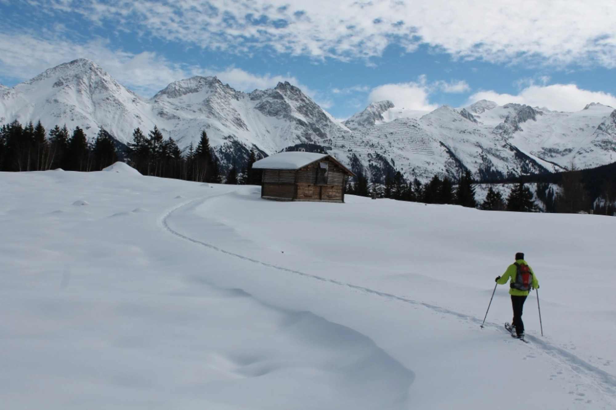 Prau Sura mit Piz Muraun und Piz Medel