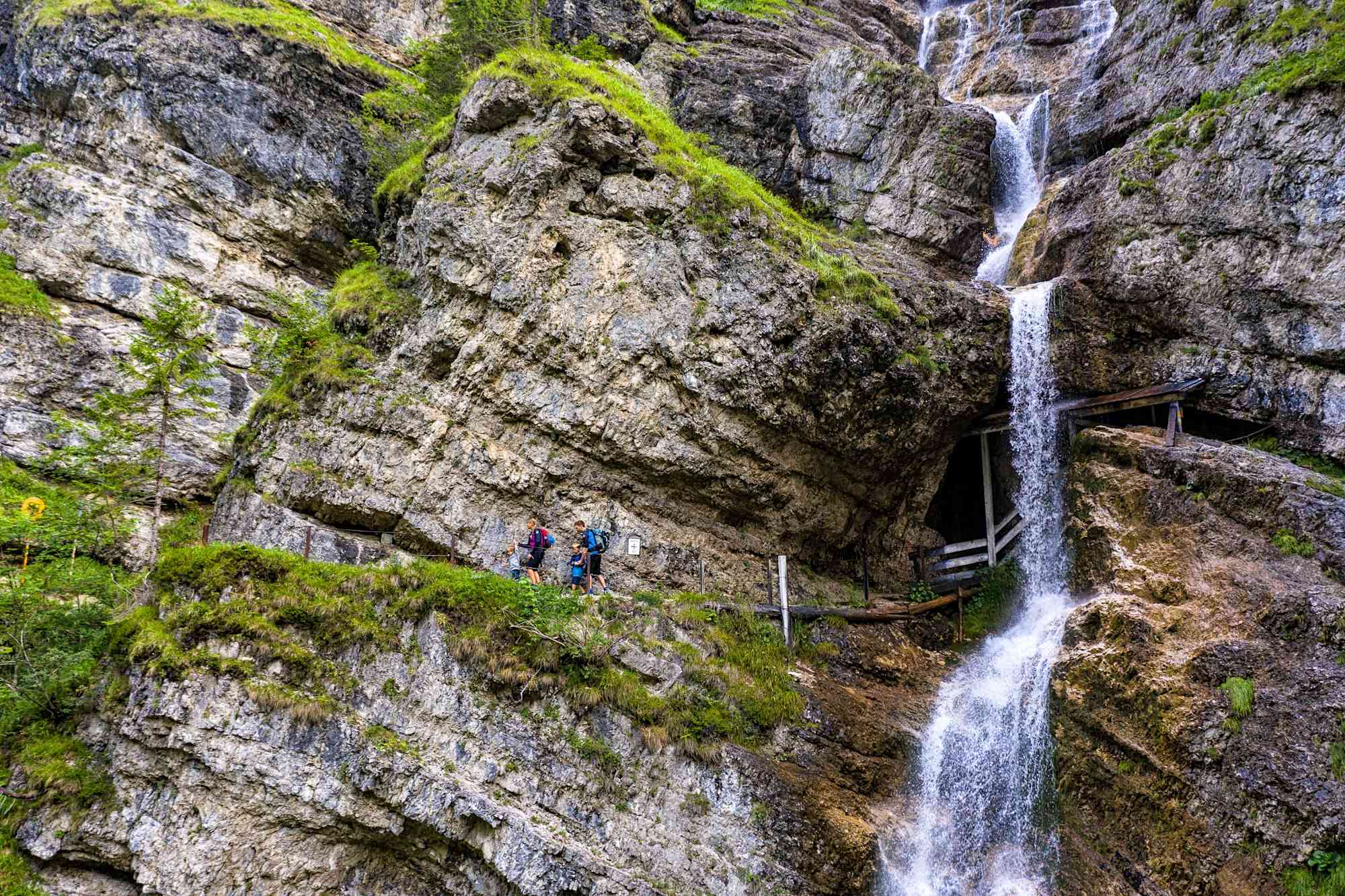 Der Staubfall ist 200 m hoch.