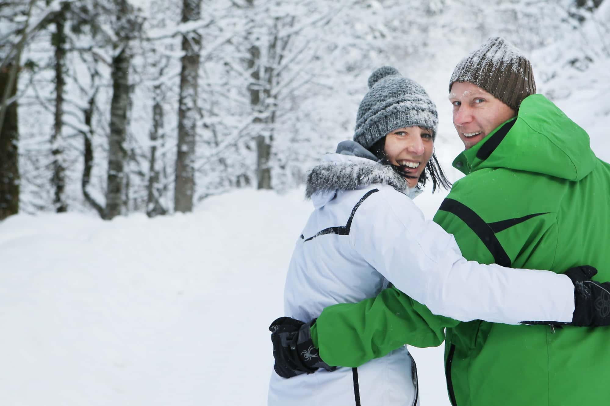 Winterwandern in der Natur