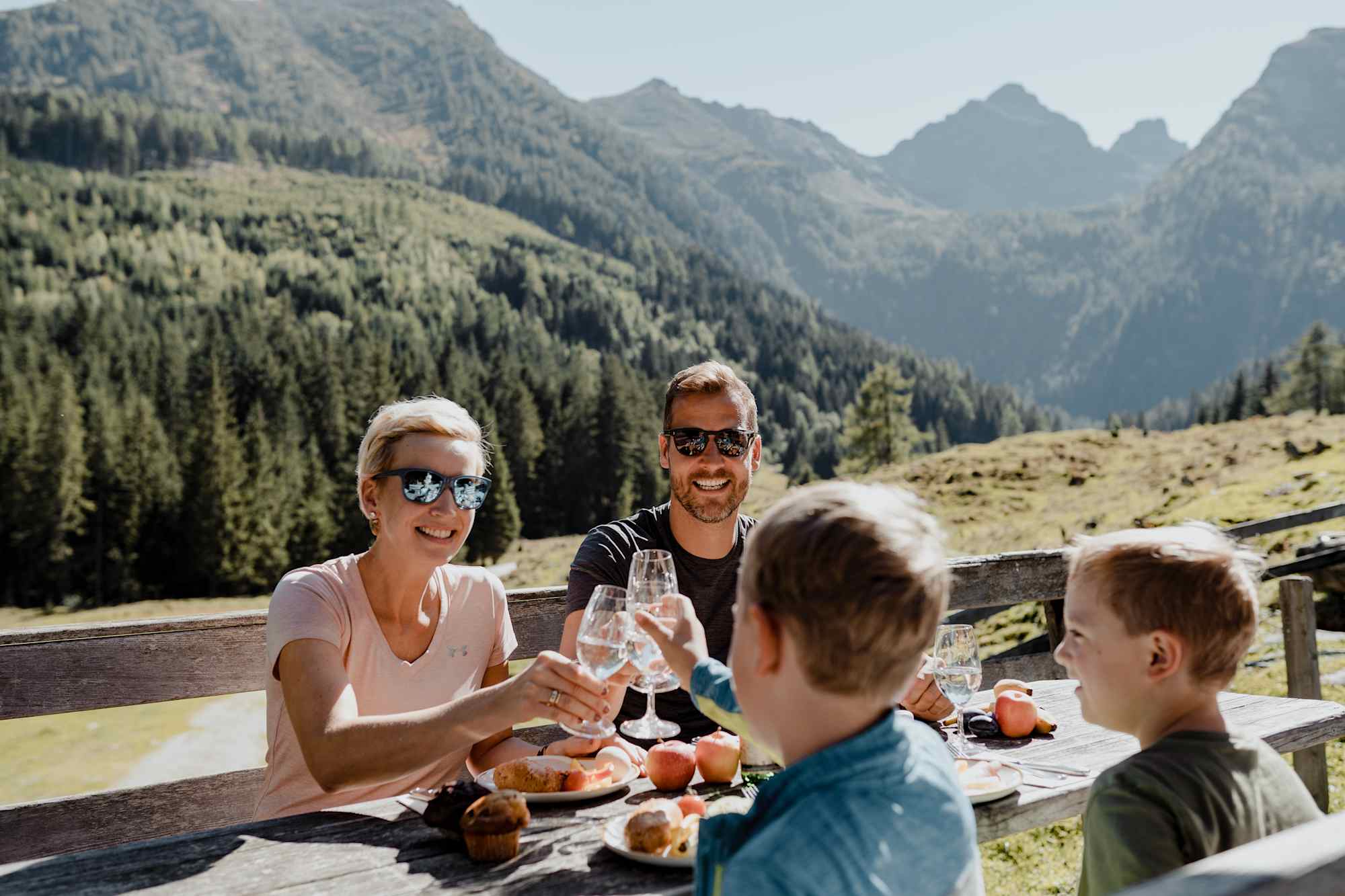Wanderung Familie Höflehner